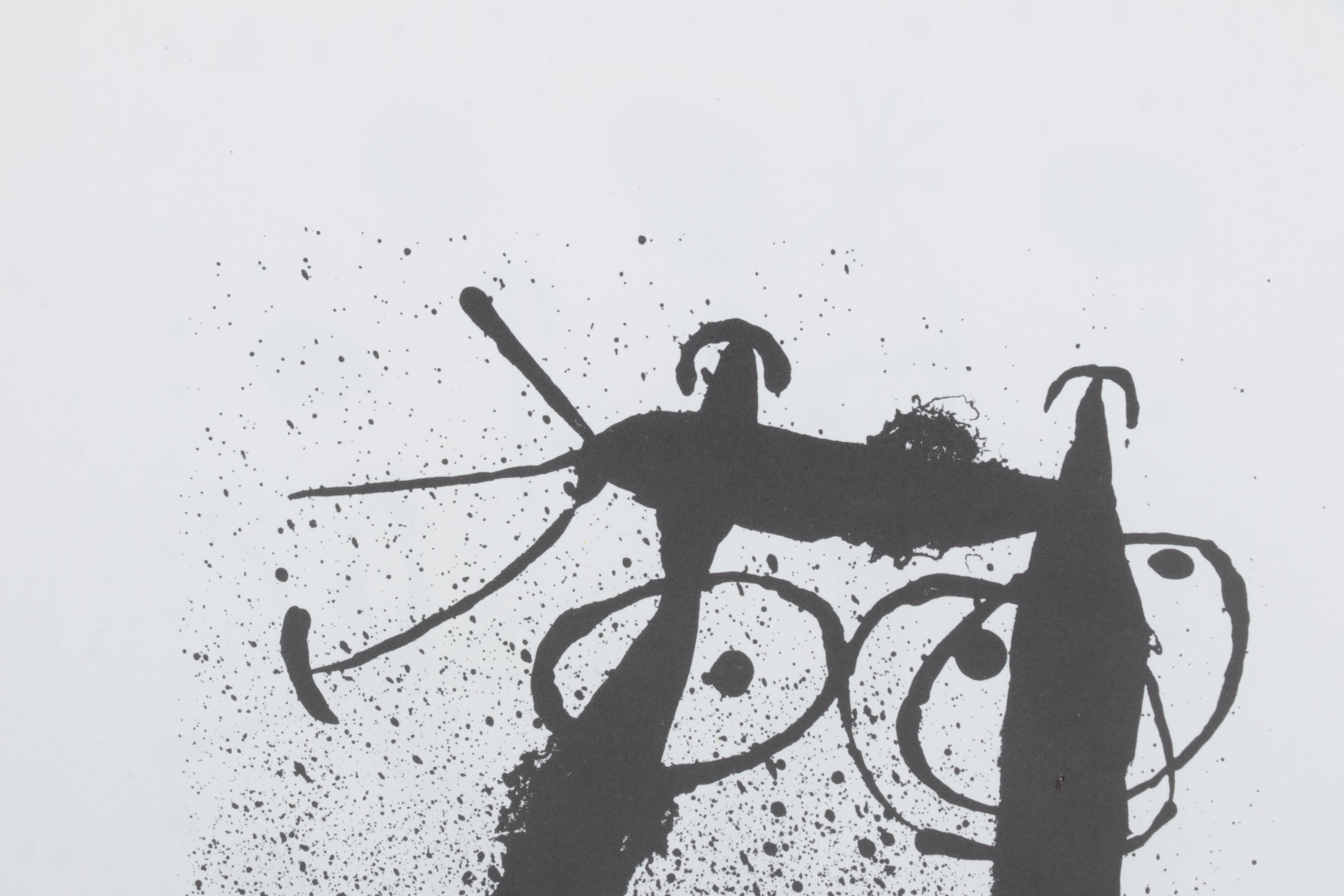 Joan Miró Lithograph for "Derrière le Miroir," 1967