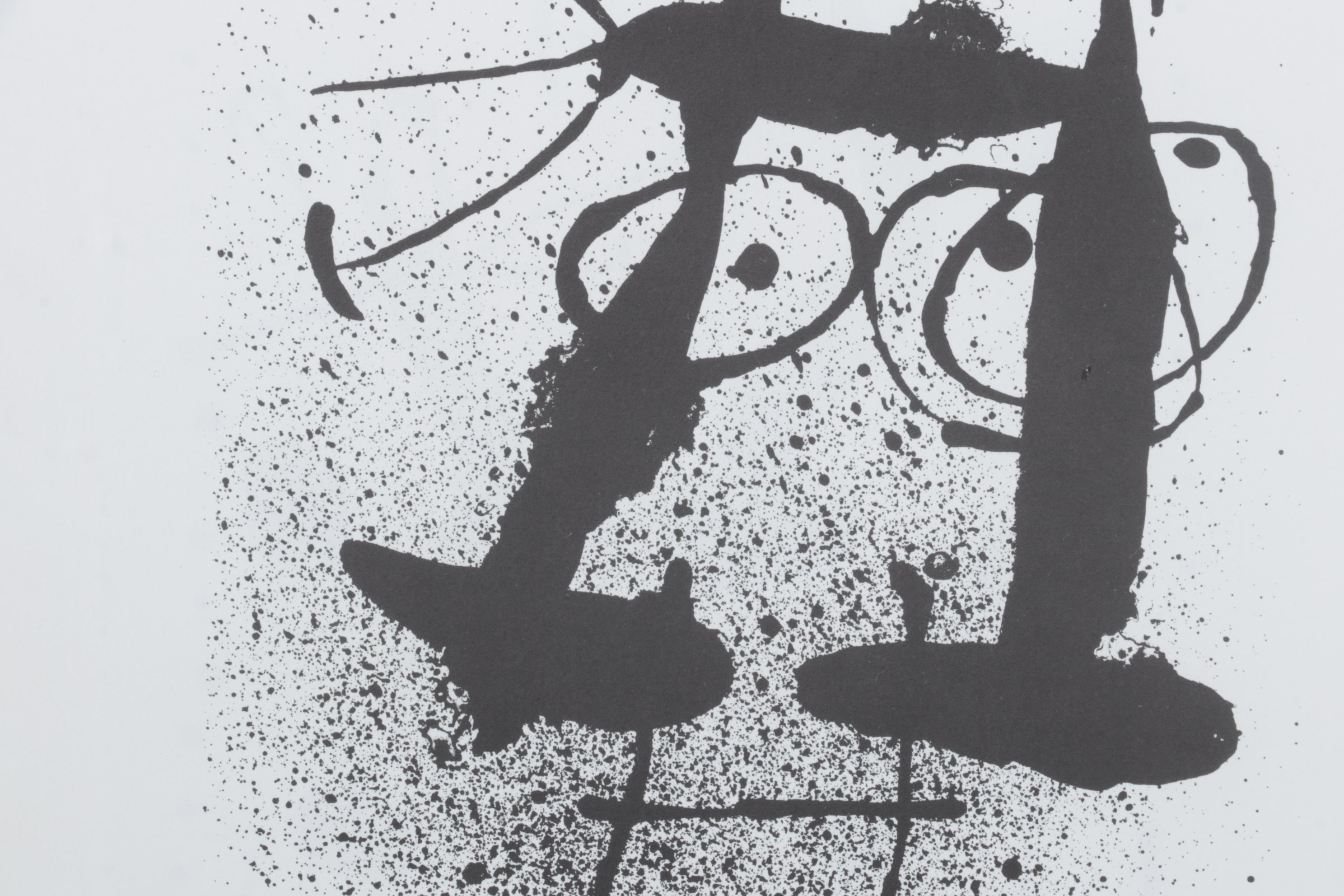 Joan Miró Lithograph for "Derrière le Miroir," 1967