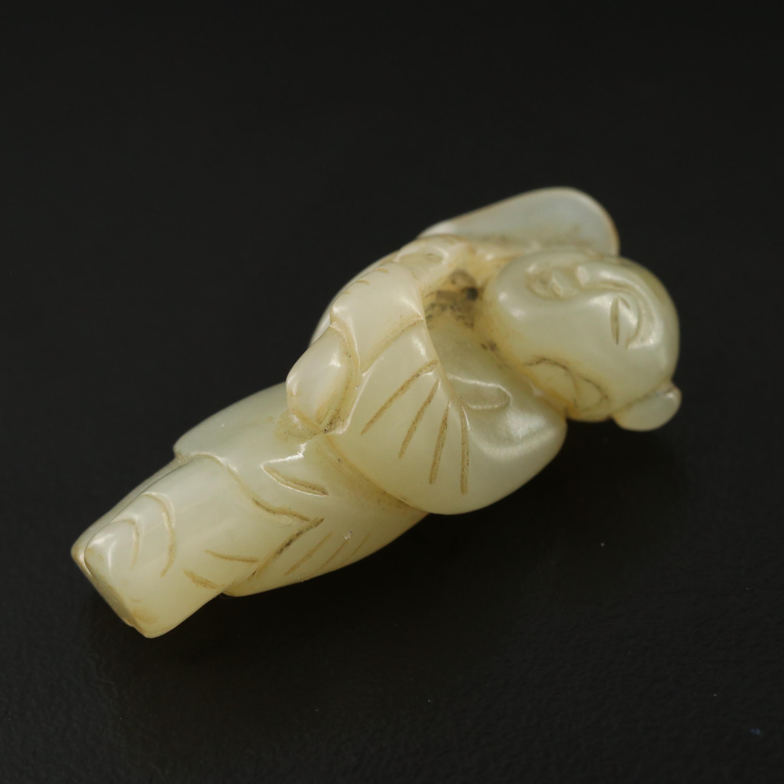 Loose Chinese Carved Nephrite Chinese Figurine