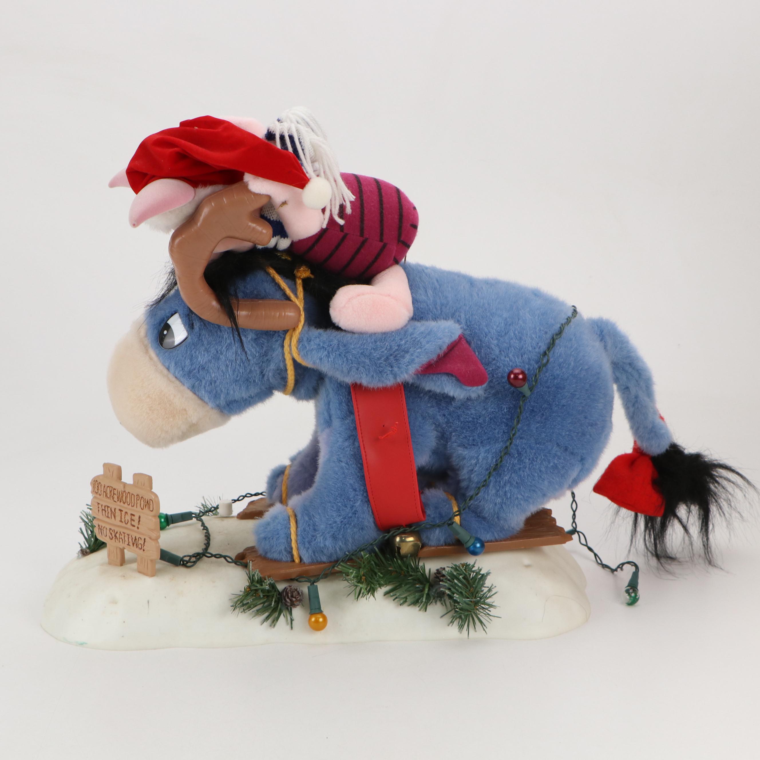 Telco Creations Winnie the Pooh Christmas Animated Figures