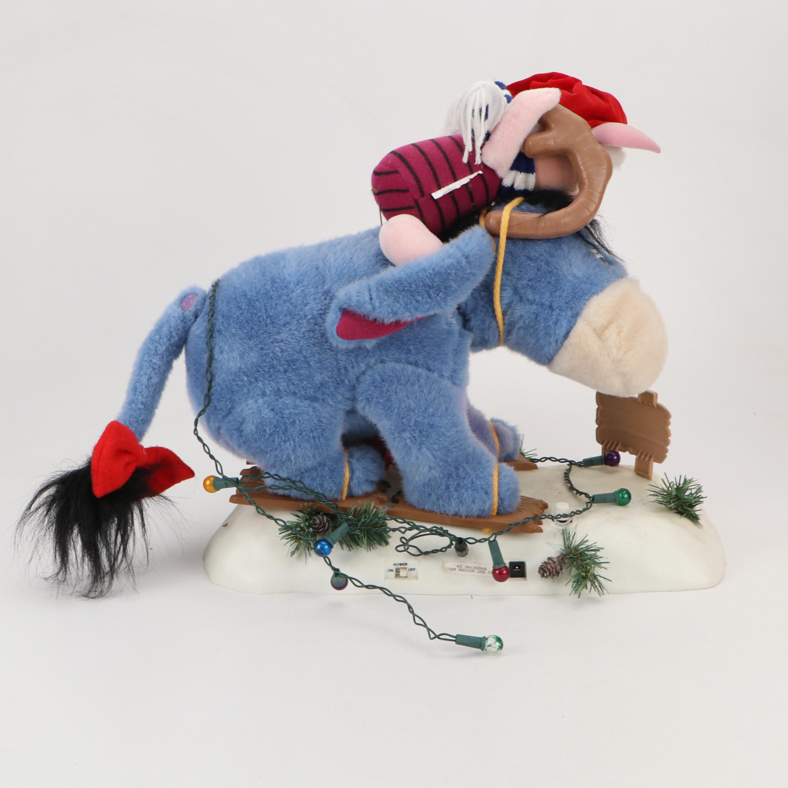 Telco Creations Winnie the Pooh Christmas Animated Figures