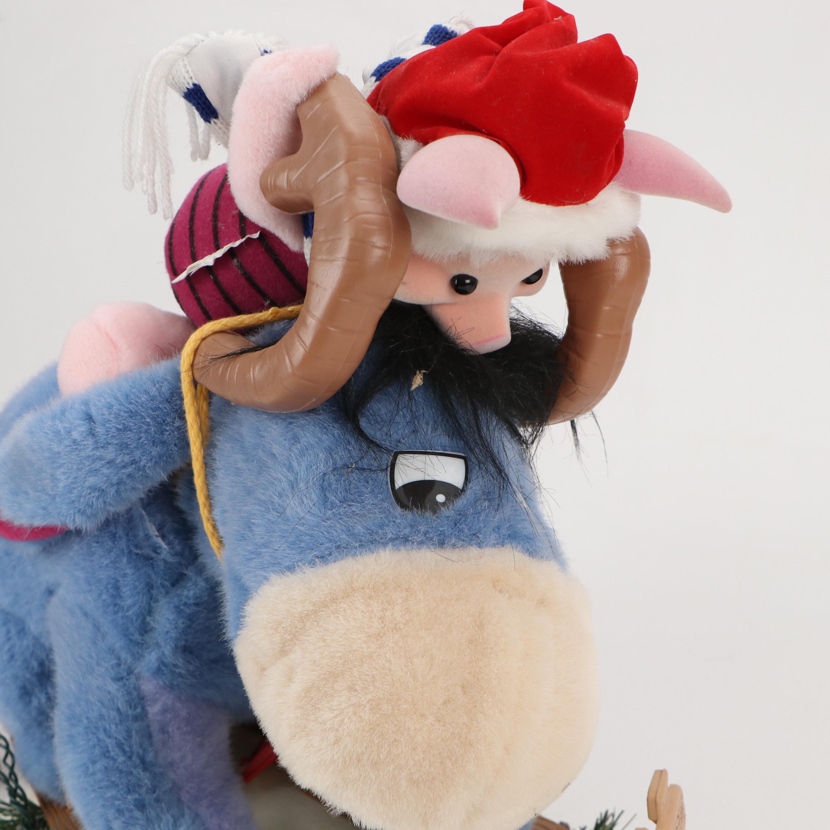 Telco Creations Winnie the Pooh Christmas Animated Figures