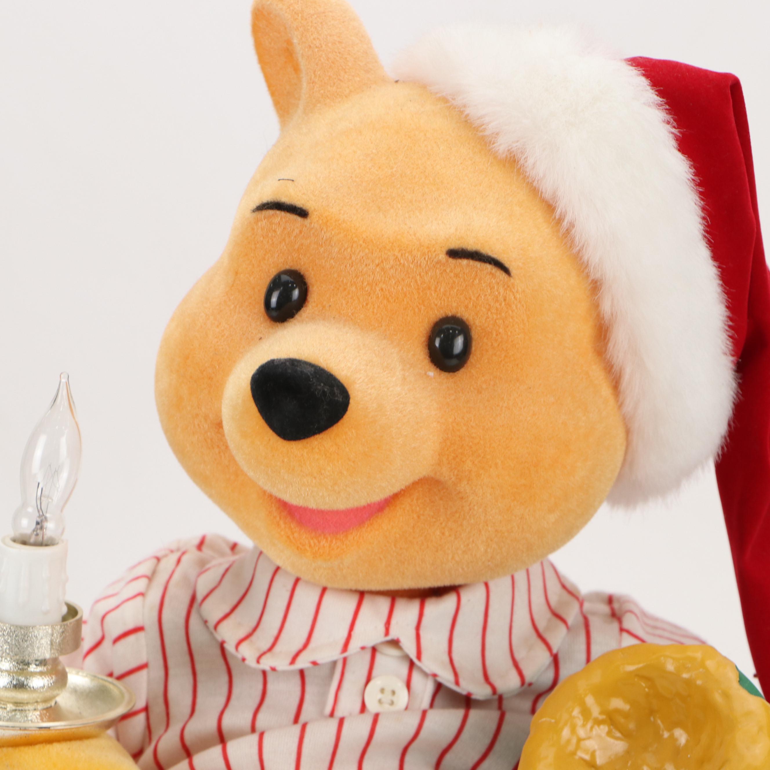 Telco Creations Winnie the Pooh Christmas Animated Figures