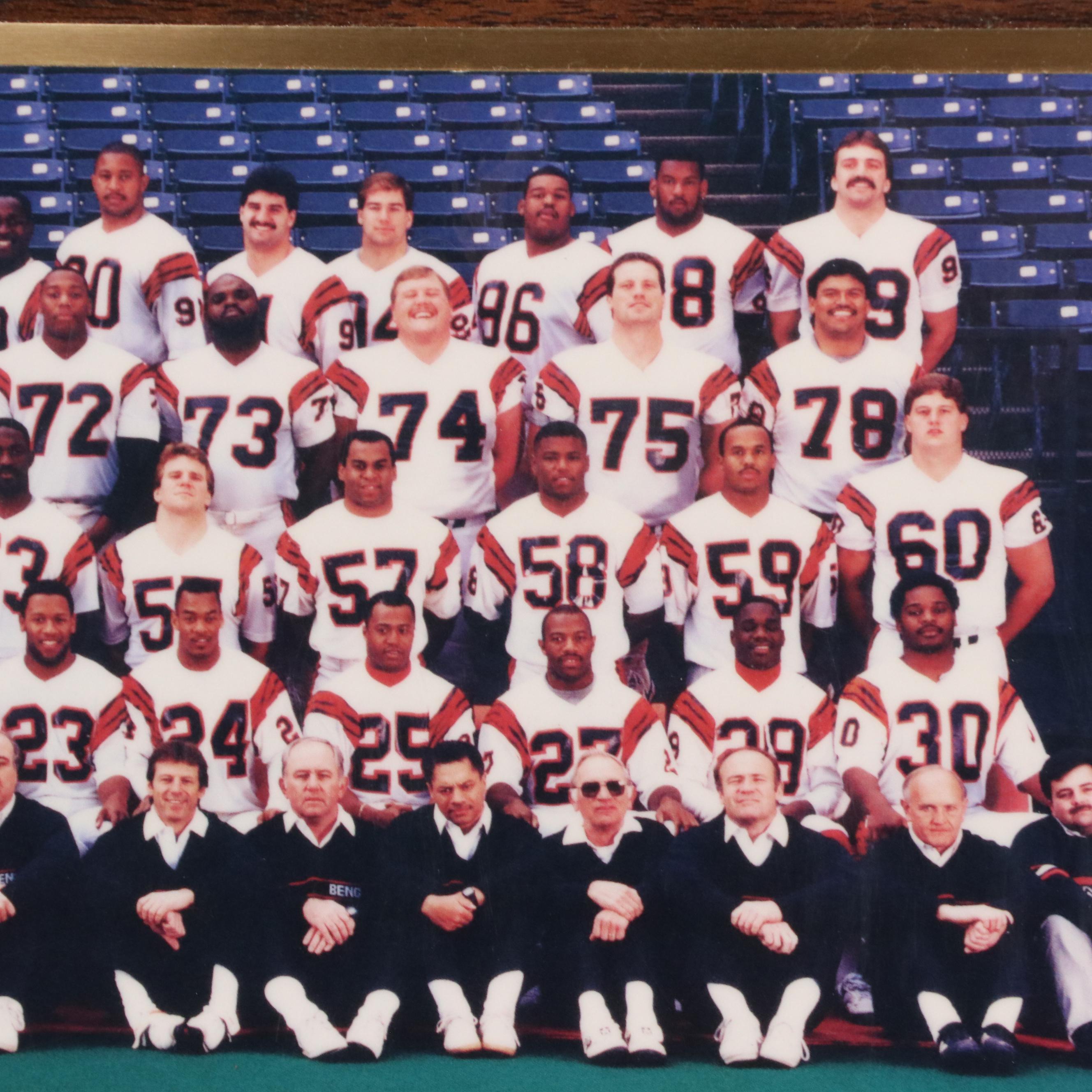 Boomer Esiason Signed College Football Print with Cincinnati Bengals Memorabilia