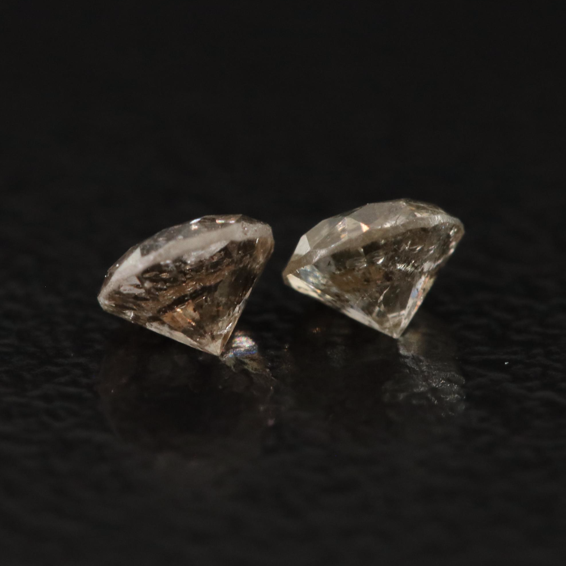 Loose 0.42 CTW Fancy Brown Diamonds