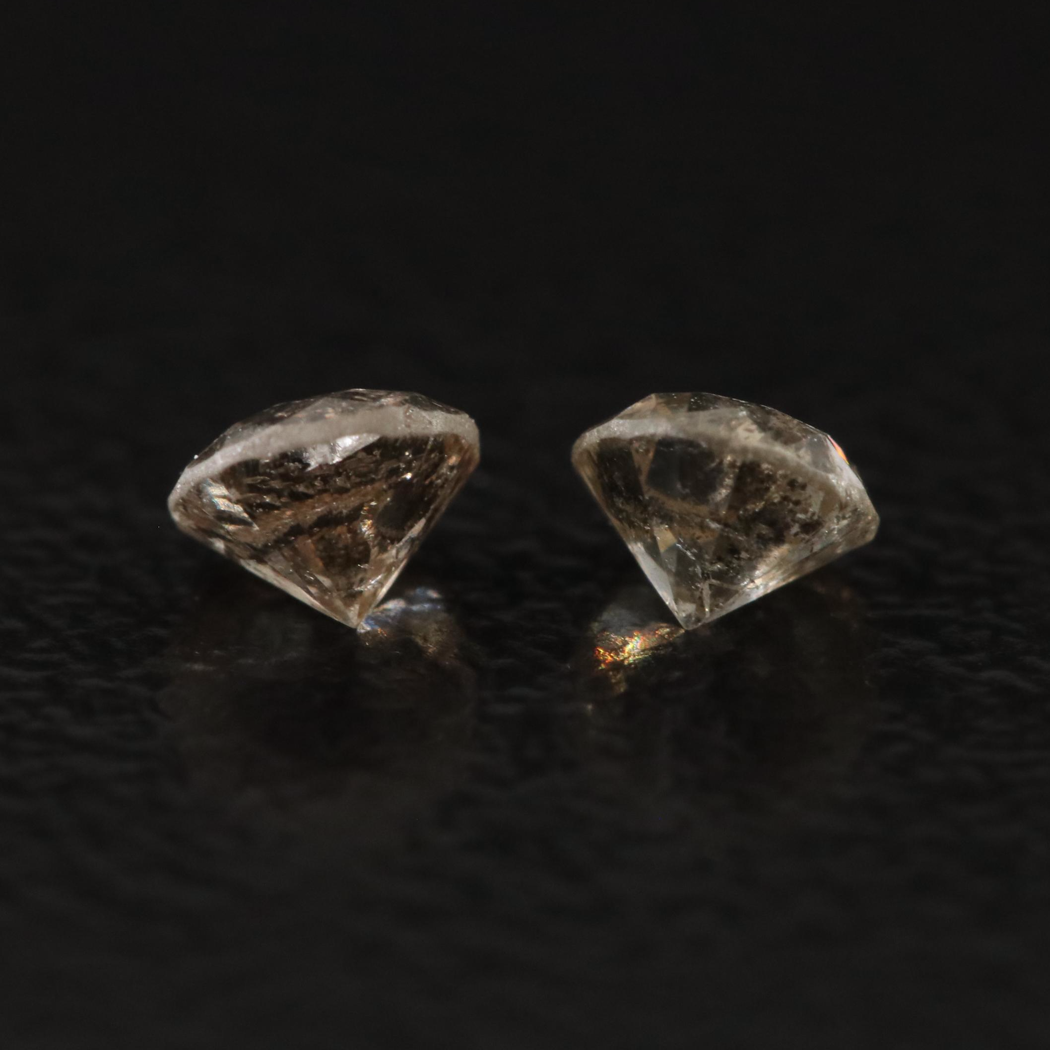 Loose 0.42 CTW Fancy Brown Diamonds