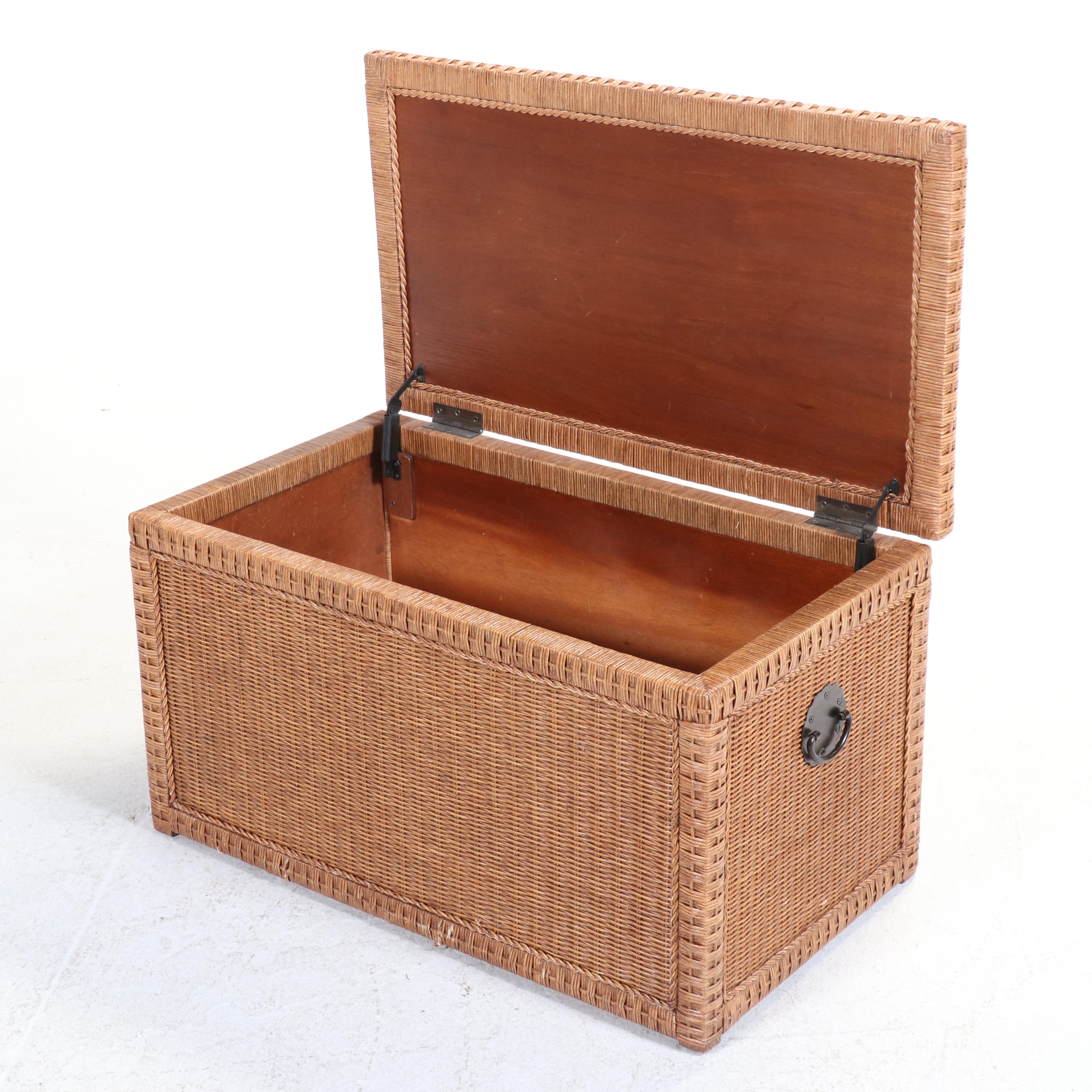 Pier 1 Imports Chinese Wicker Trunk
