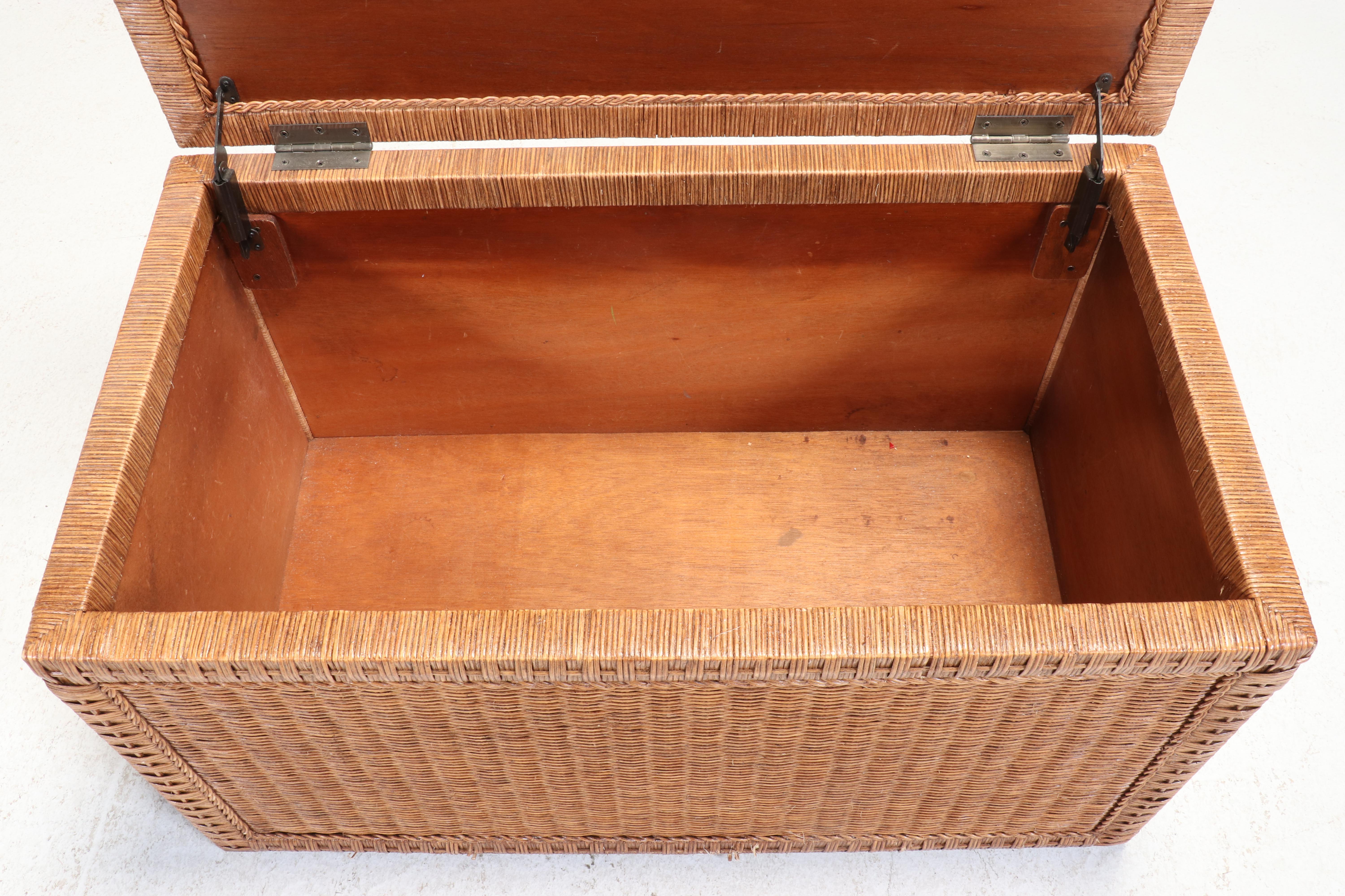 Pier 1 Imports Chinese Wicker Trunk