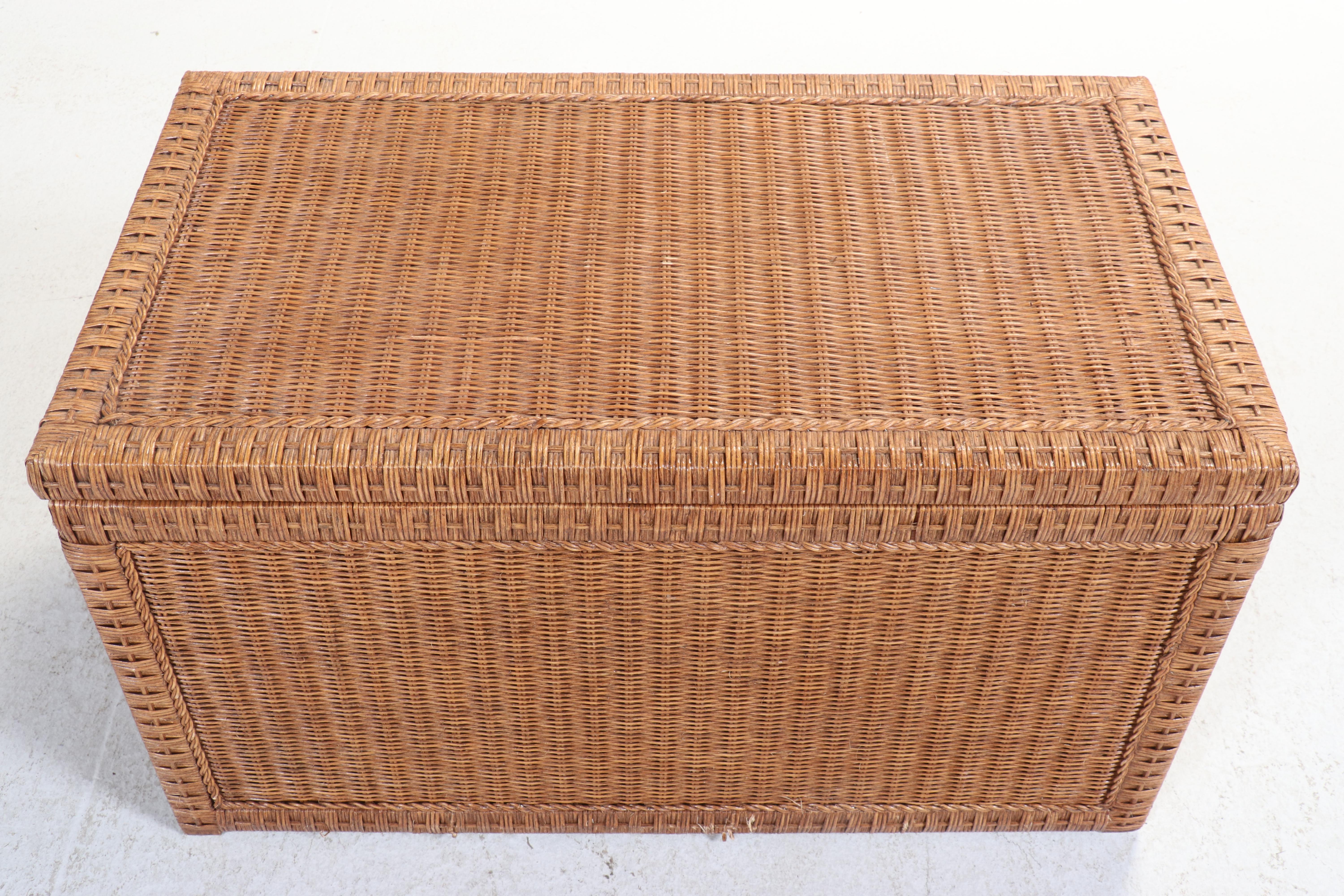Pier 1 Imports Chinese Wicker Trunk