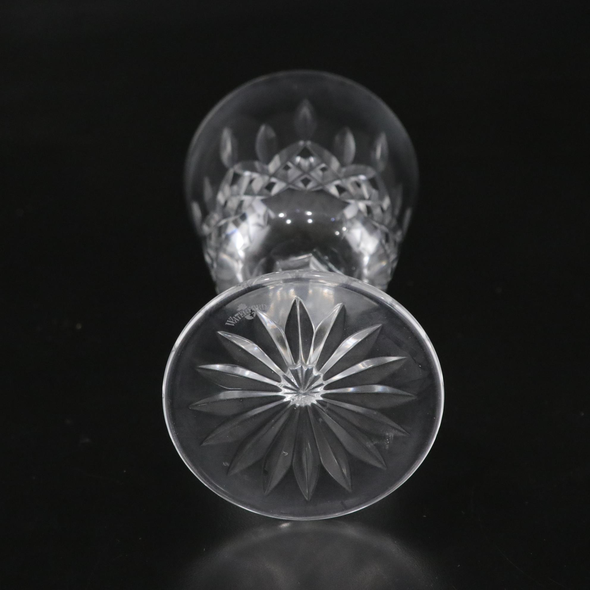 Waterford Crystal "Lismore" Water Goblets, Mid to Late 20th C.