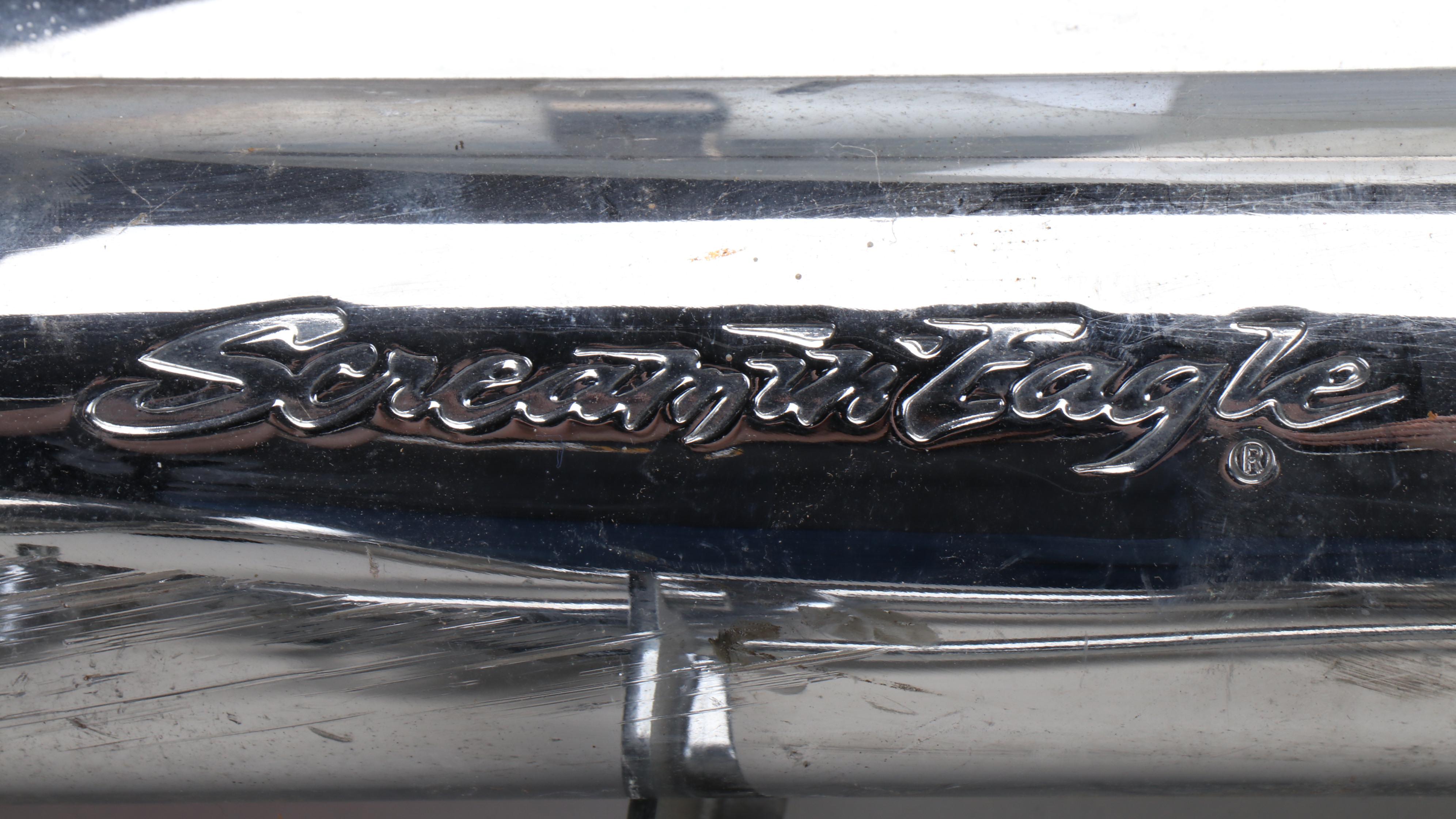 Harley-Davidson Windshield, Phantom Engine Guard, Screamin' Eagle Mufflers