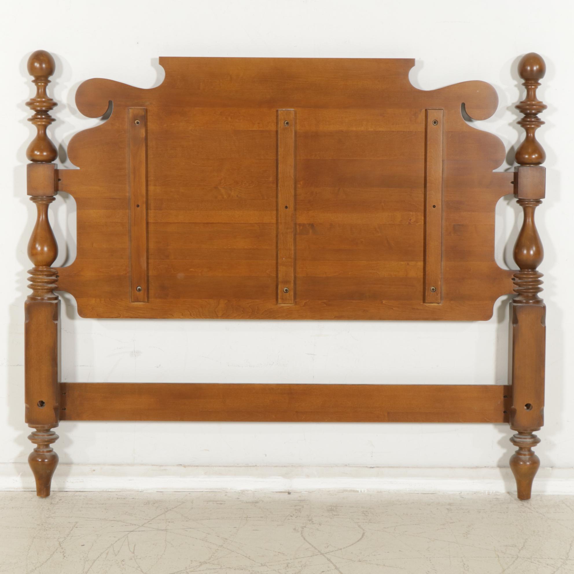 Ethan Allen "American Classics" Queen Size Cannonball Bed Frame