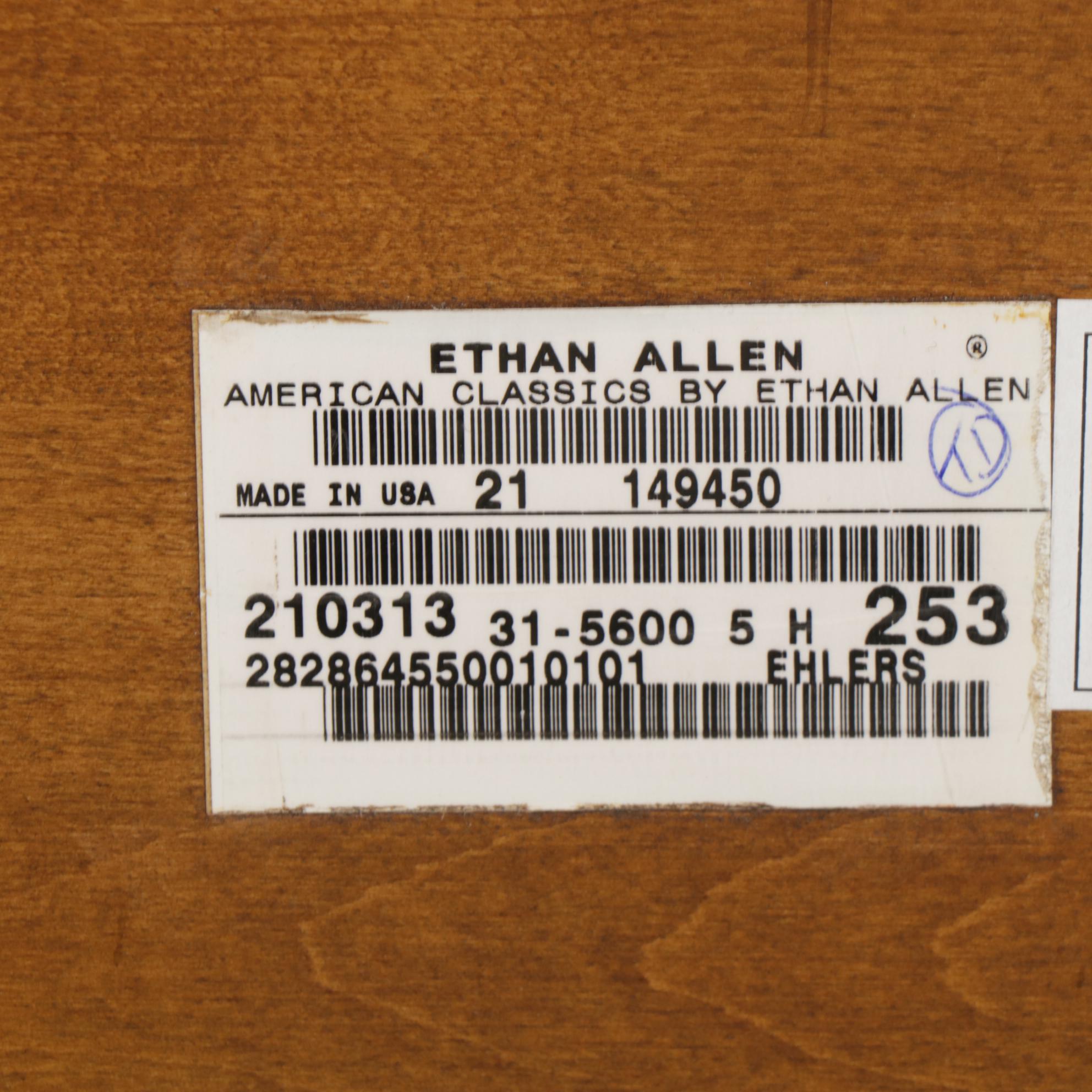 Ethan Allen "American Classics" Queen Size Cannonball Bed Frame