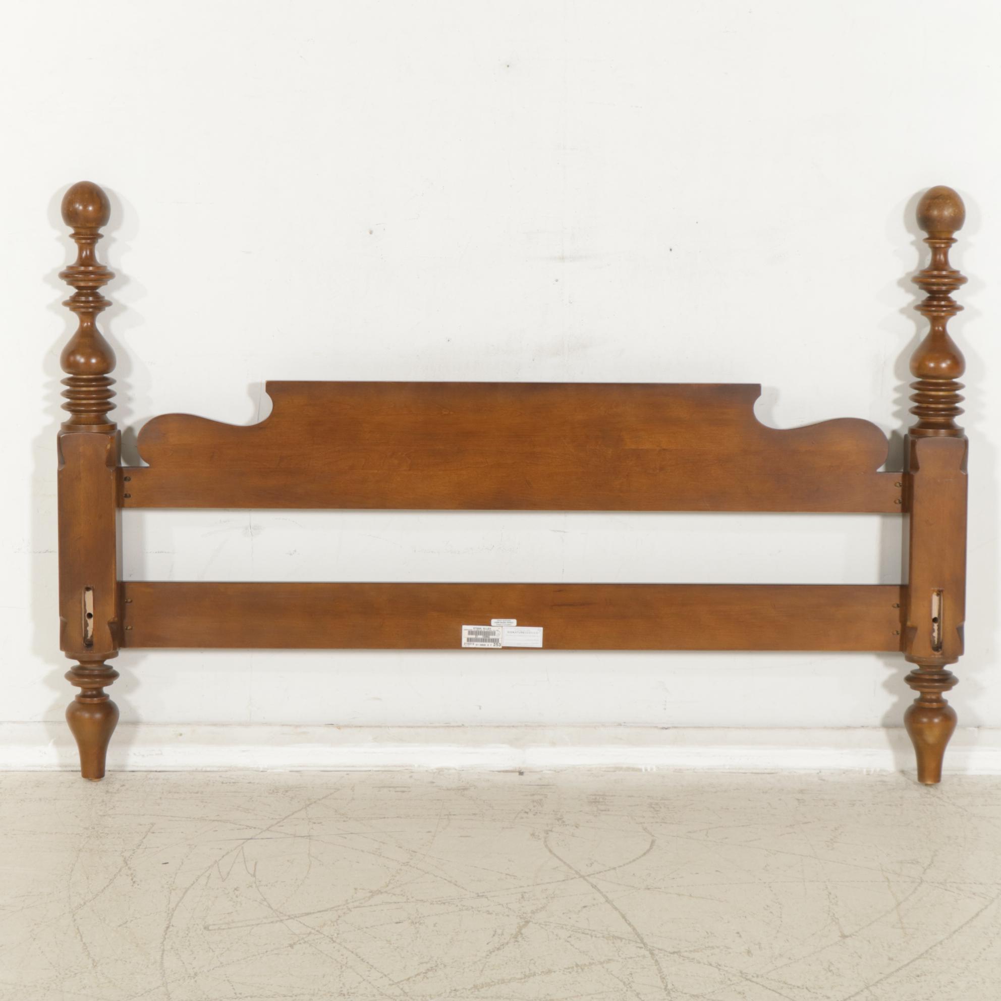 Ethan Allen "American Classics" Queen Size Cannonball Bed Frame