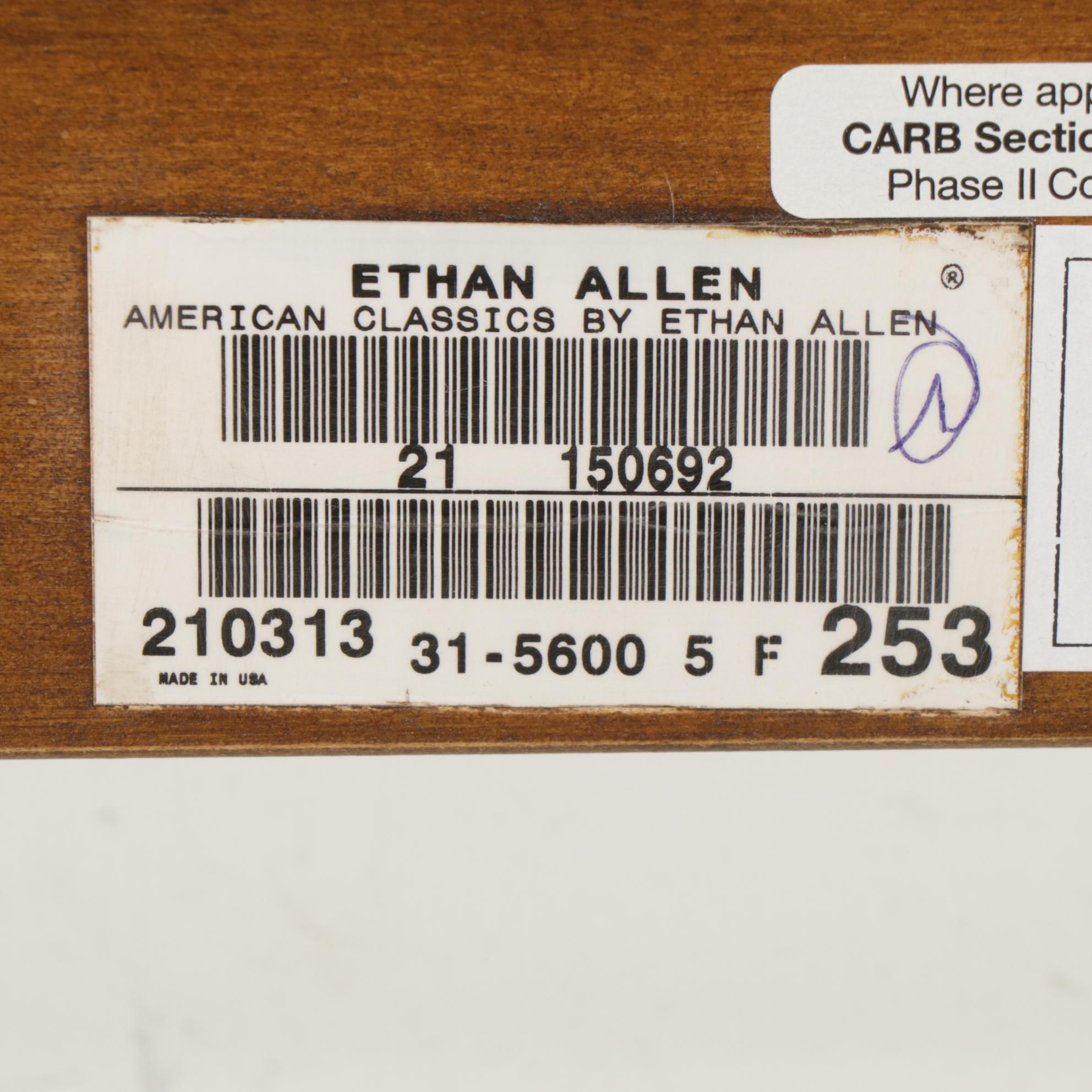 Ethan Allen "American Classics" Queen Size Cannonball Bed Frame