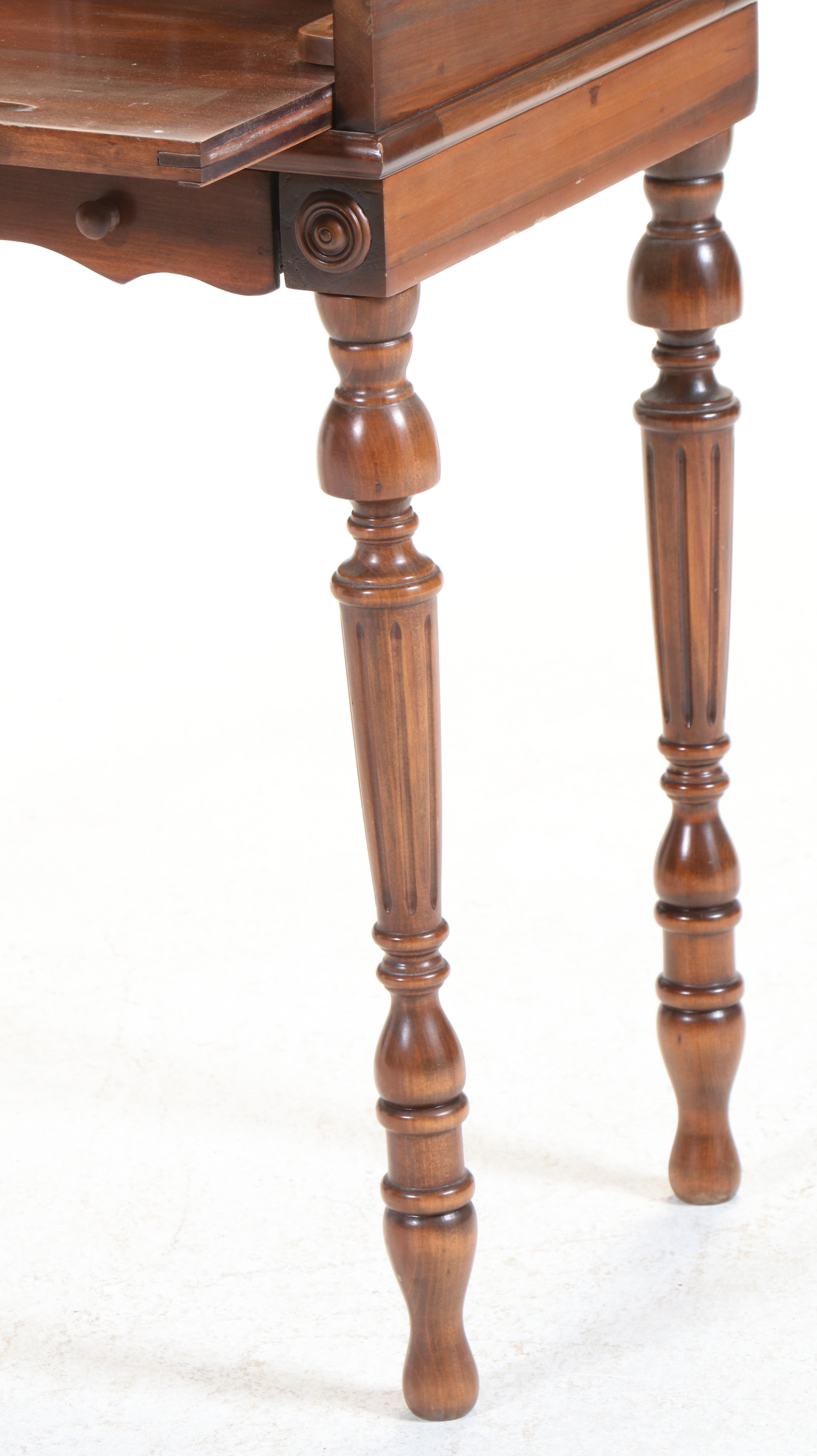 American Colonial Style Flip-Top Spinet Desk, Mid to Late 20th Century