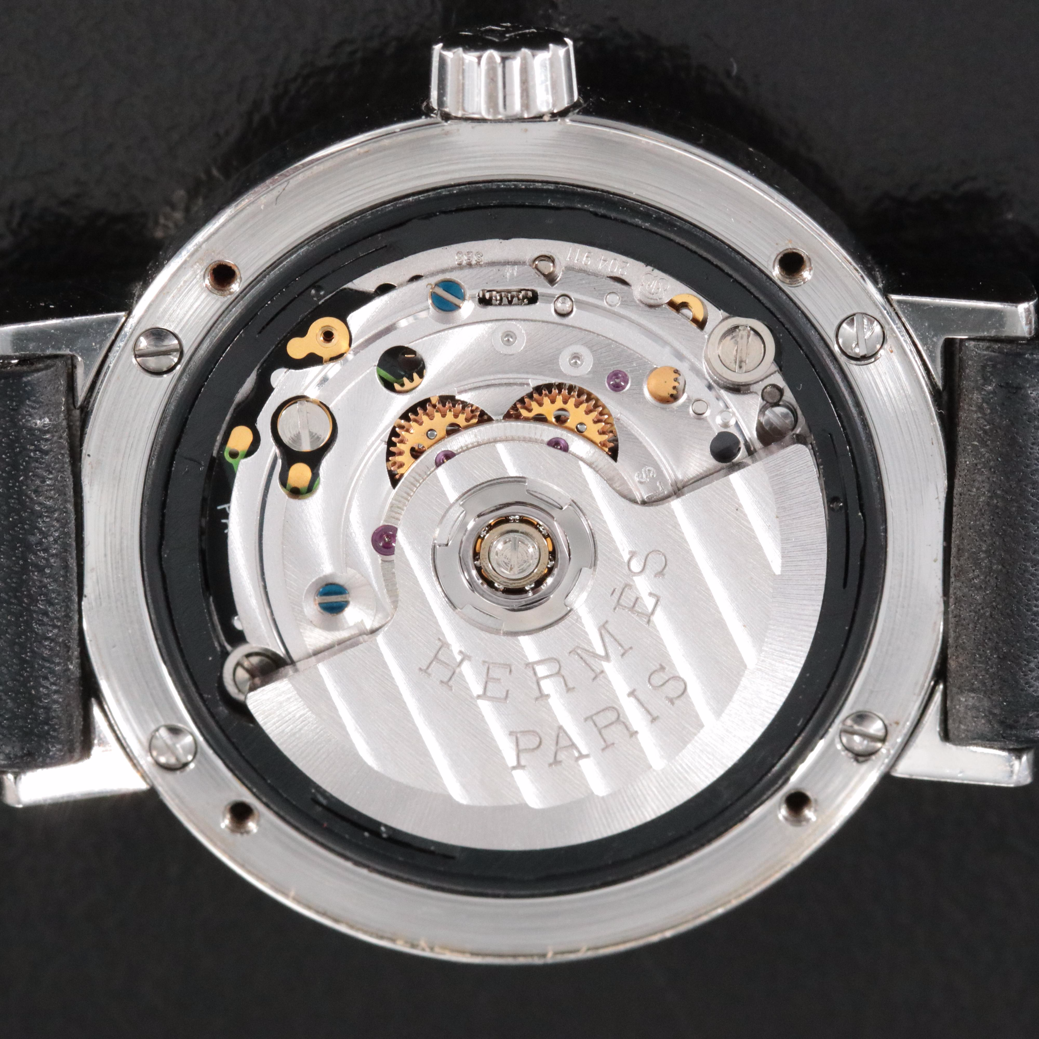 Hermès Nomad NO1.210 Grey Dial 27.5mm Steel Automatic Quartz Watch