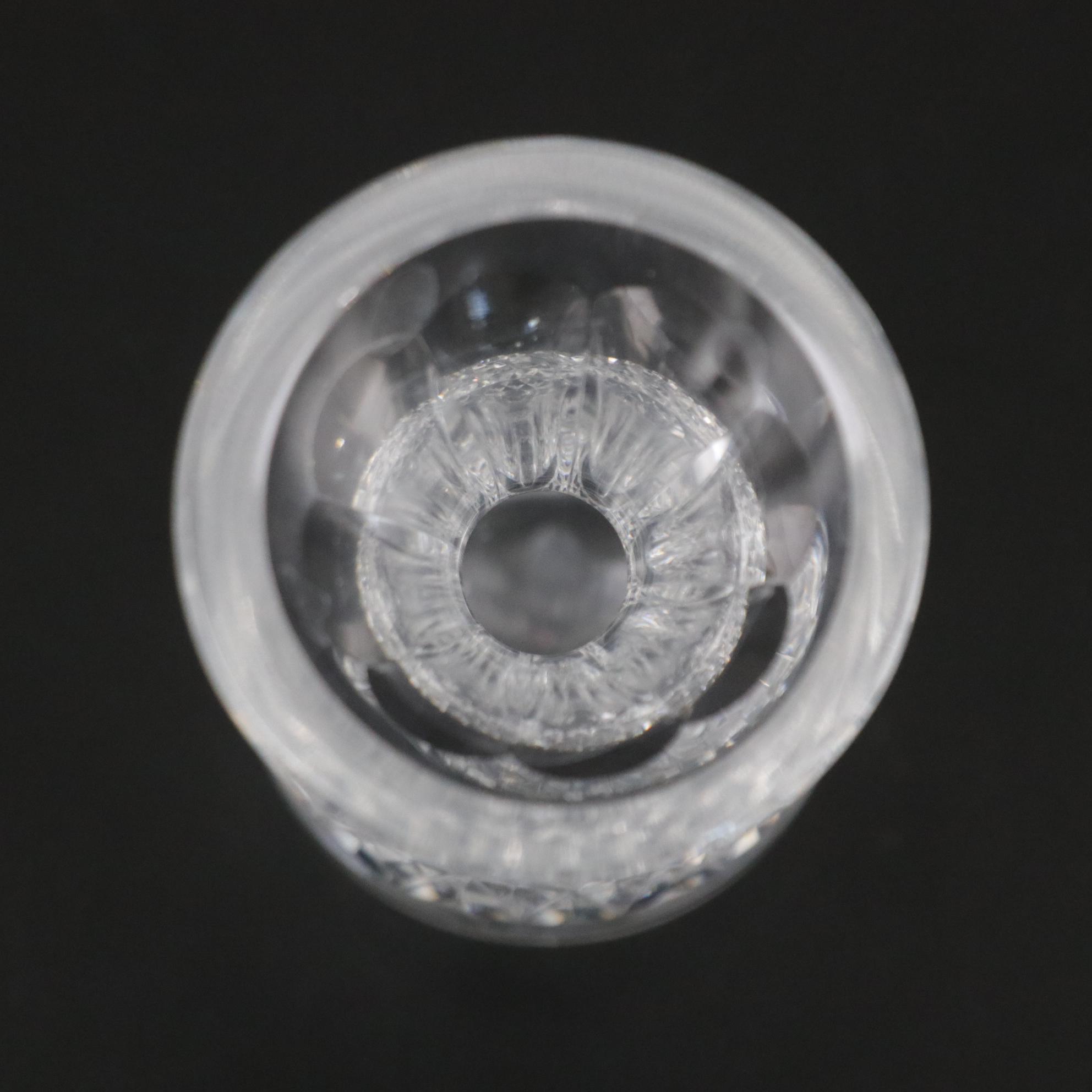 Waterford Crystal Bird Figurine, Clock & Pen Holder with Bud Vase