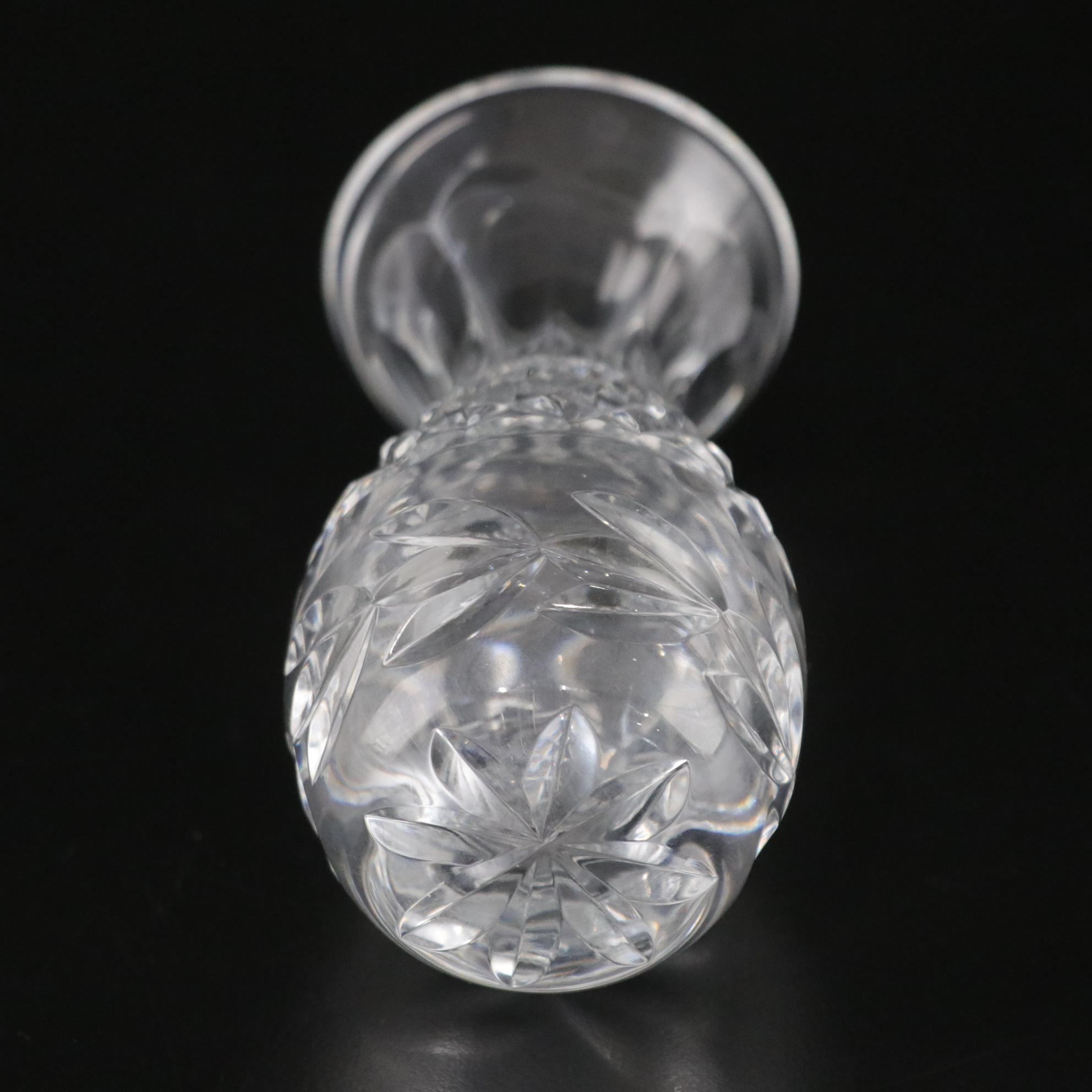 Waterford Crystal Bird Figurine, Clock & Pen Holder with Bud Vase