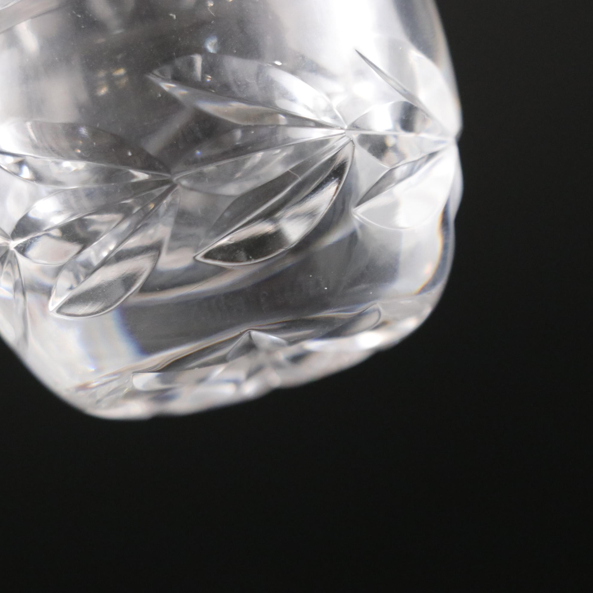 Waterford Crystal Bird Figurine, Clock & Pen Holder with Bud Vase