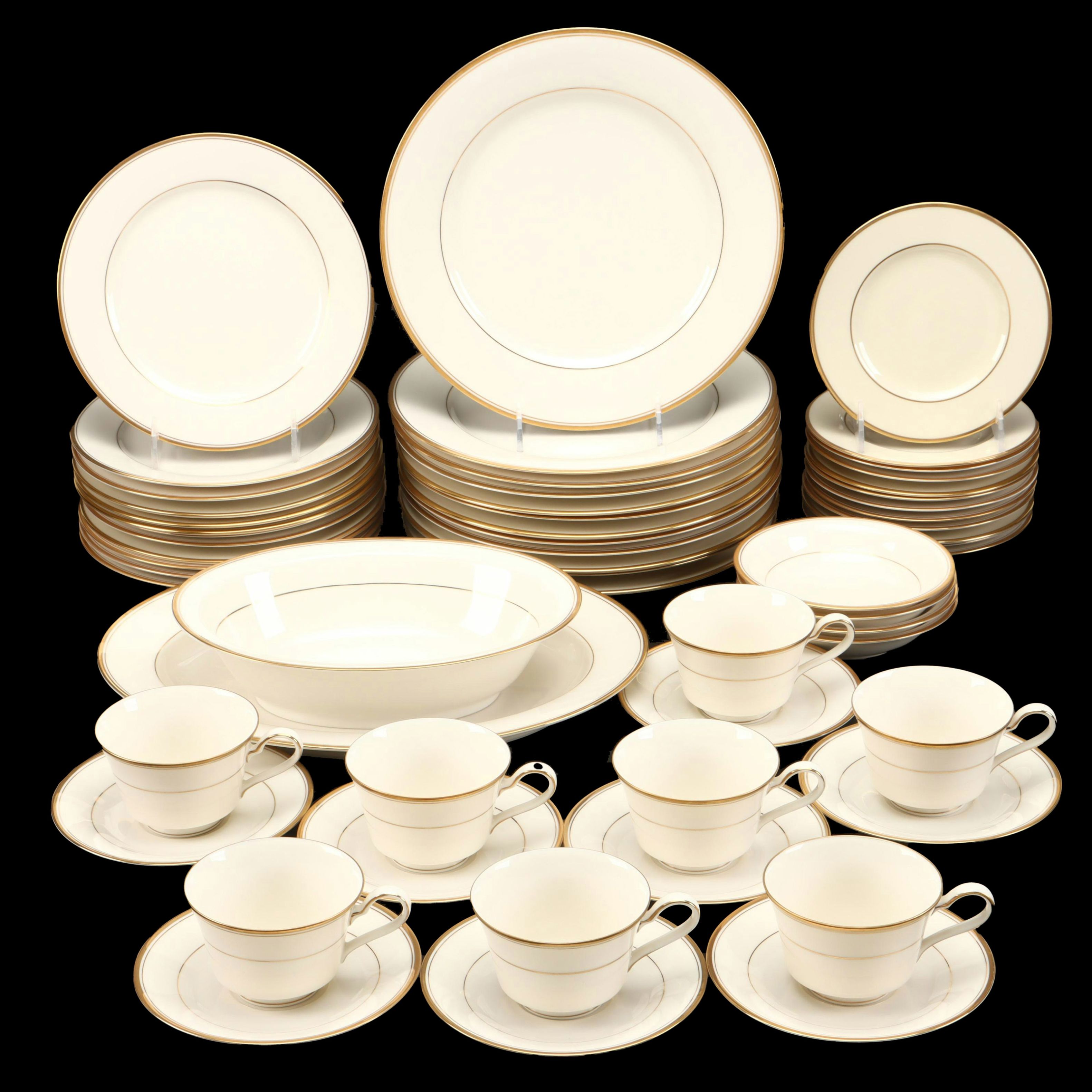 Noritake "Linton" and Lenox "Mansfield" Porcelain Dinnerware