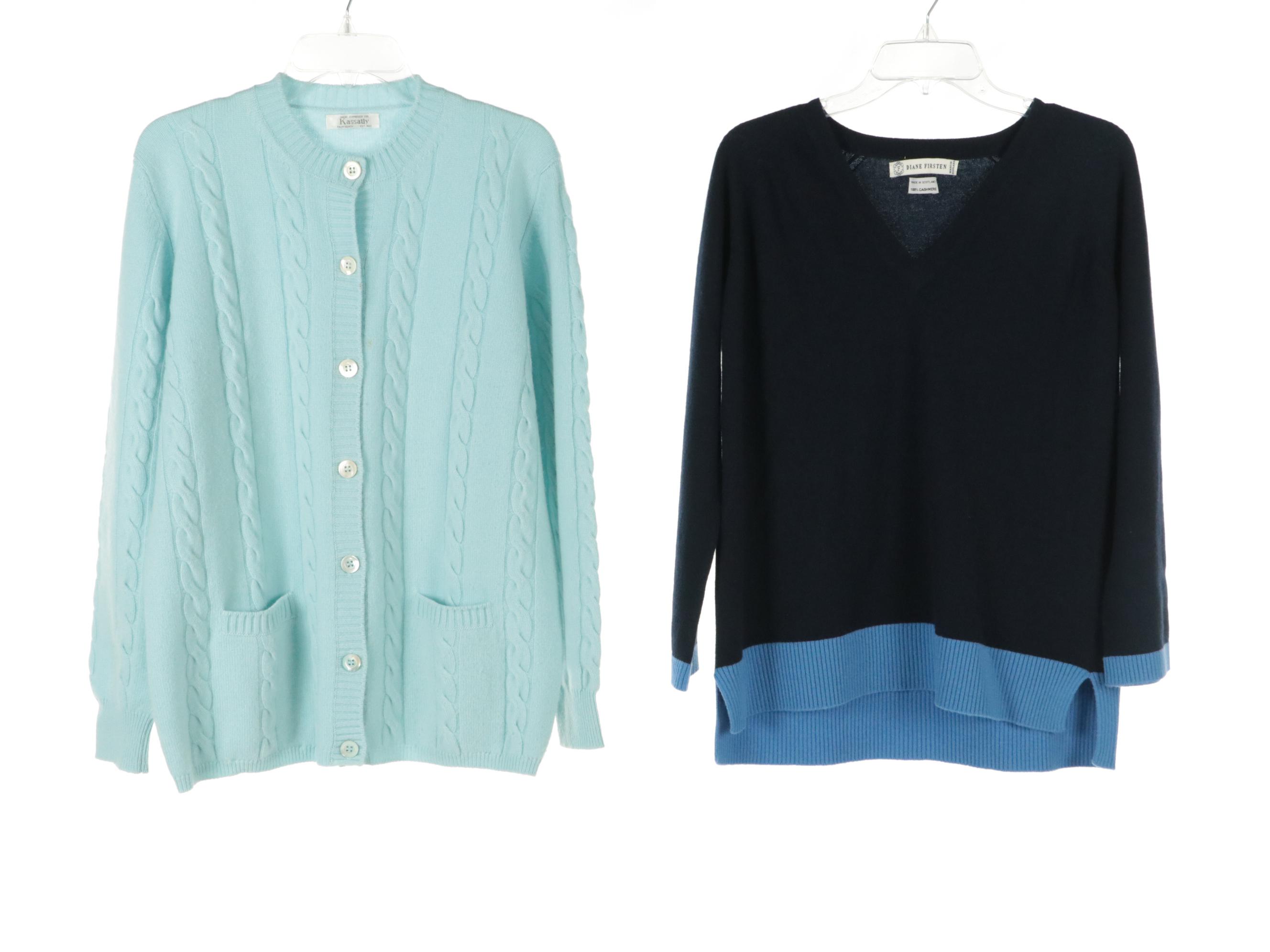 Kassatly, Diane Firsten, and Isle of Skye Scottish Cashmere Sweaters