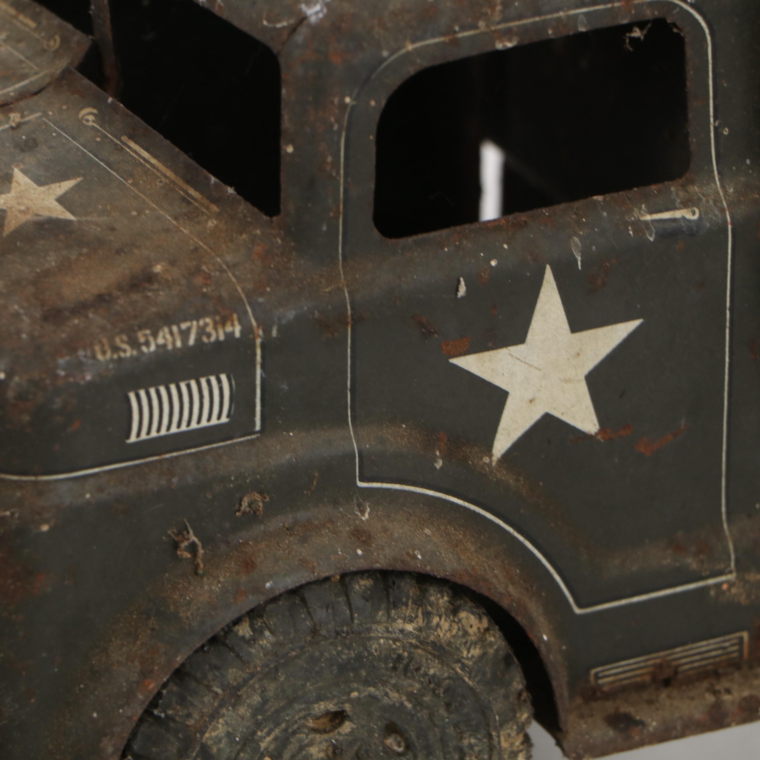 Louis Marx & Co. US Army Transport and Powerhouse Dump Truck, 1950s and 1960s