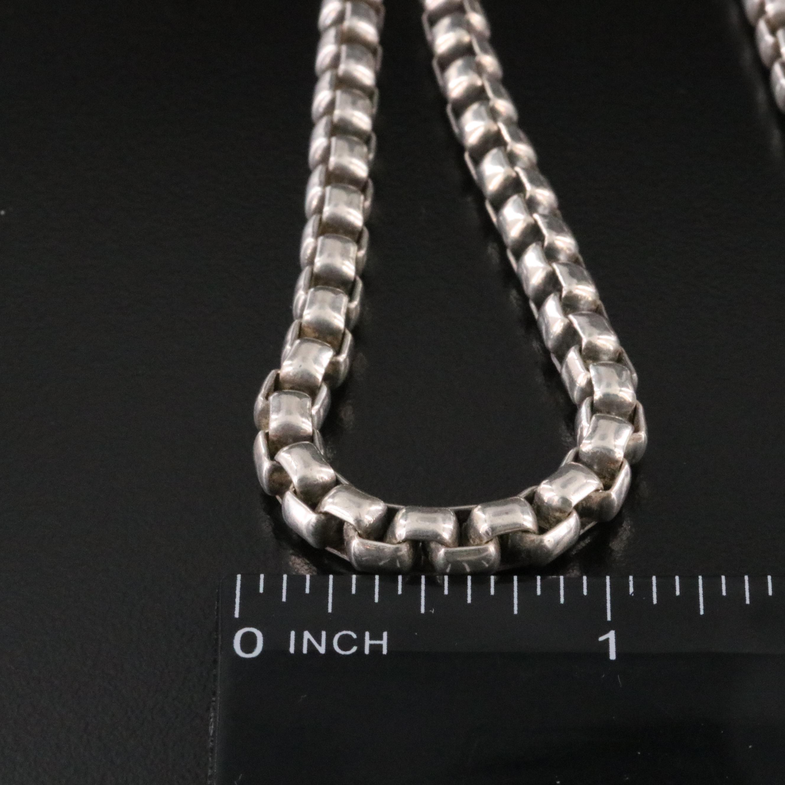 David Yurman Sterling Box Chain Necklace