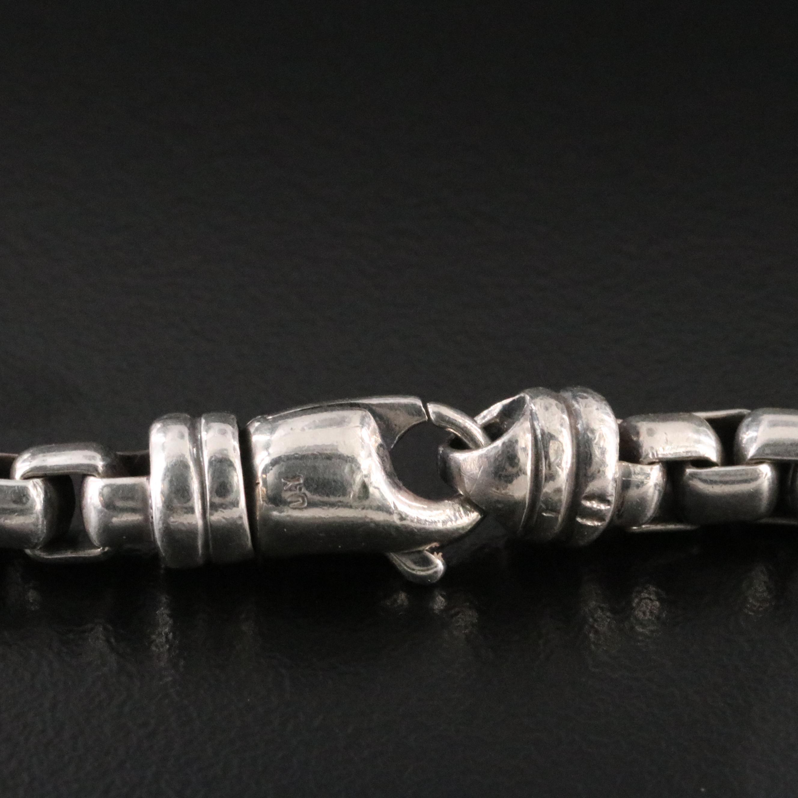 David Yurman Sterling Box Chain Necklace