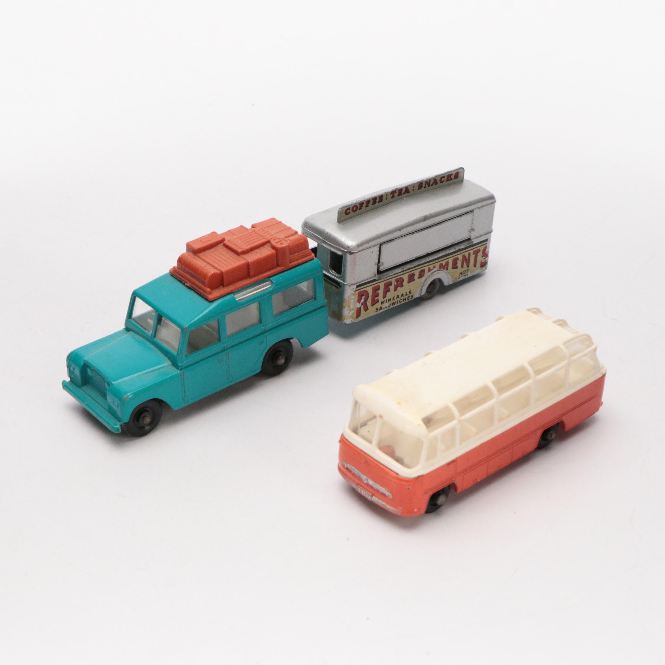 Lesney Matchbox Diecast Trucks and Cars, Late 1960s