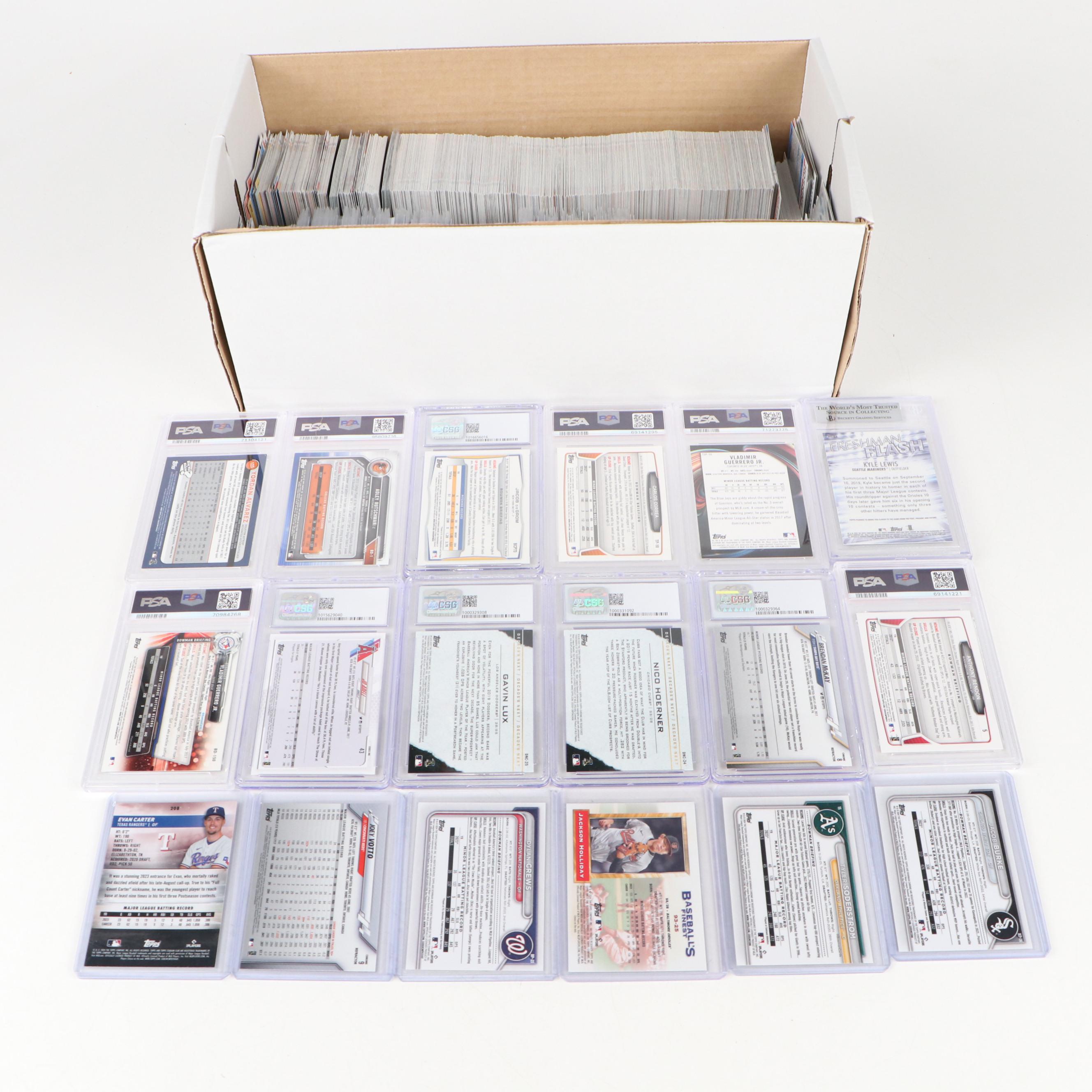 Topps Chrome and More Baseball Cards with Correa, Guerrero Jr., deGrom Prospect