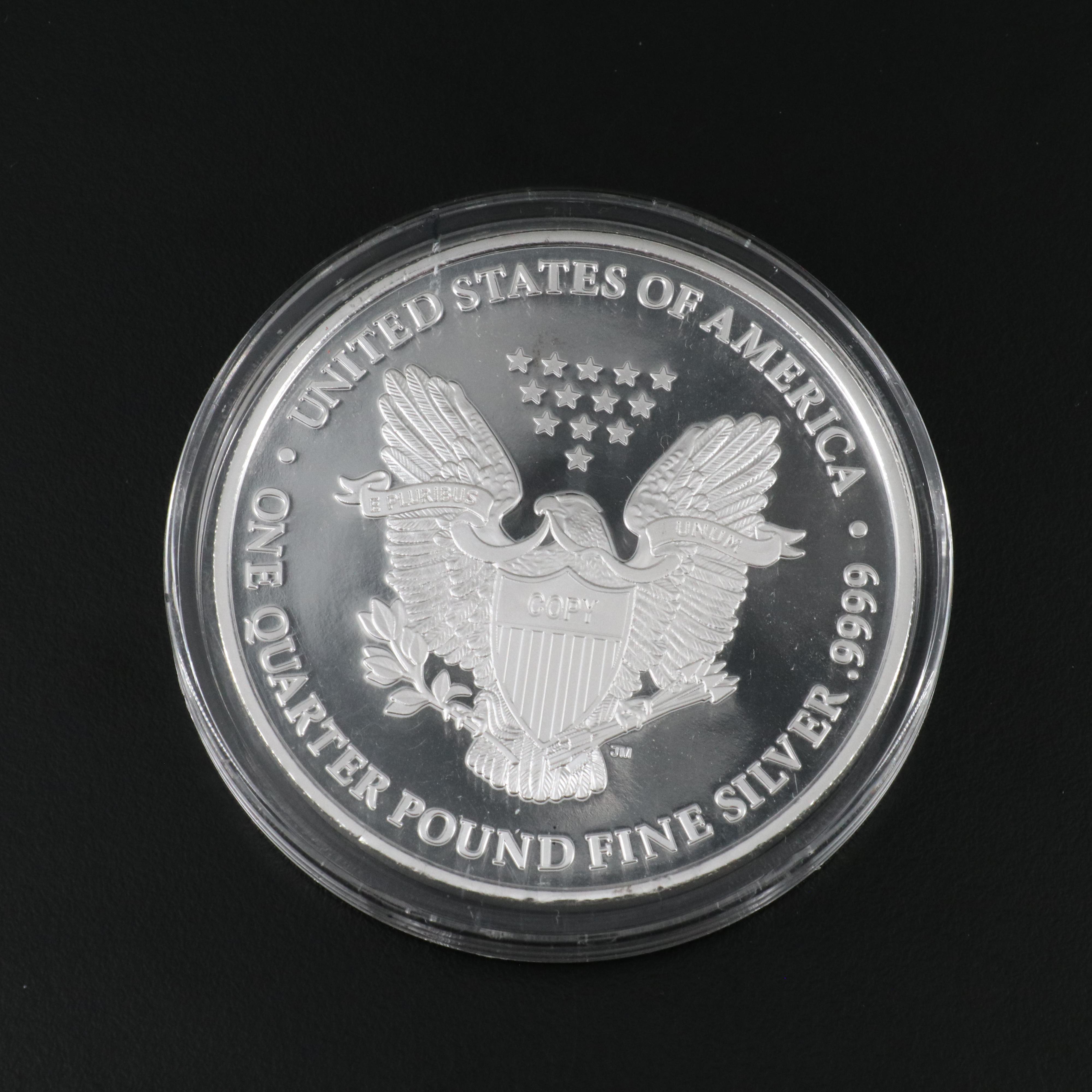 2021 One Quarter Troy Pound Silver Bullion Round