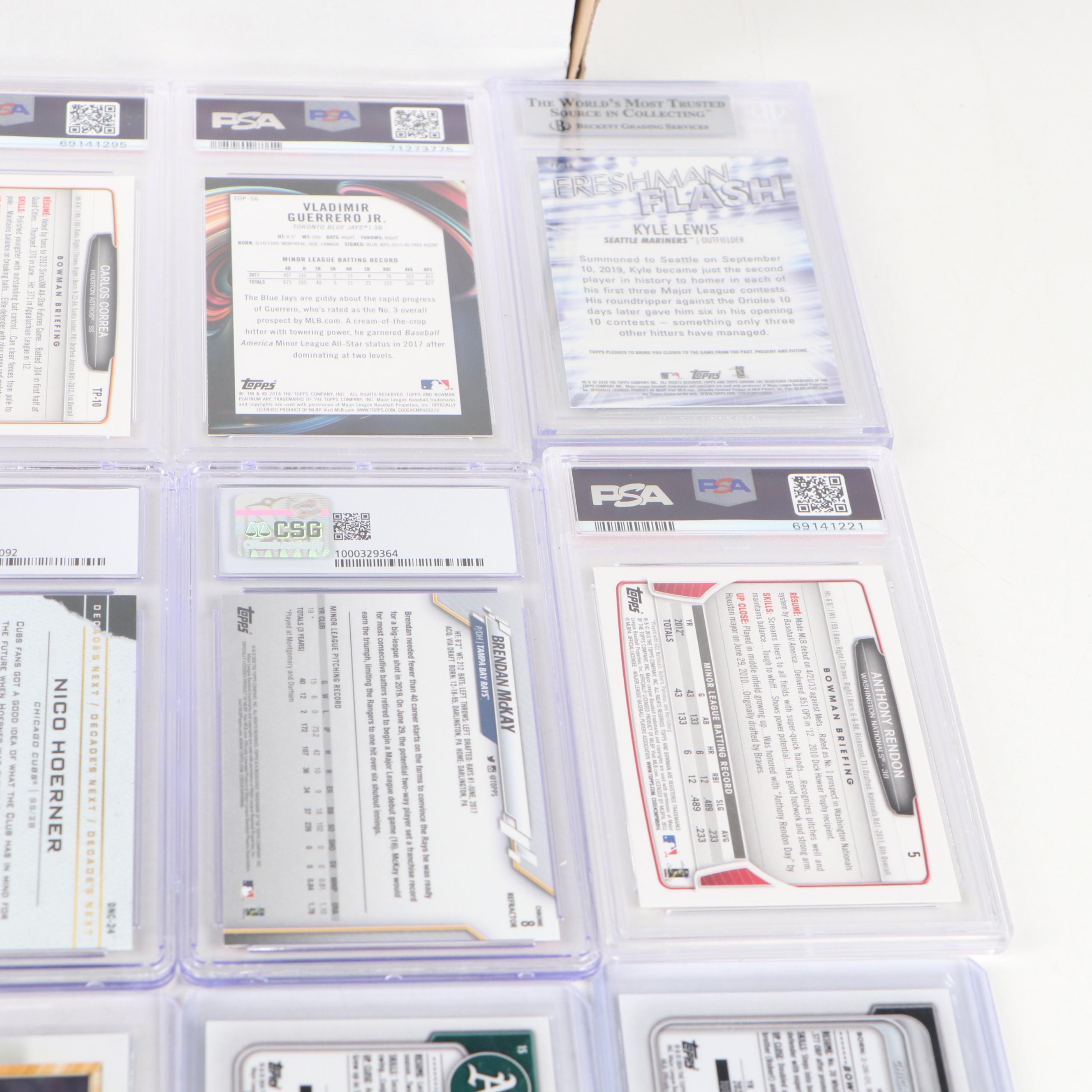 Topps Chrome and More Baseball Cards with Correa, Guerrero Jr., deGrom Prospect