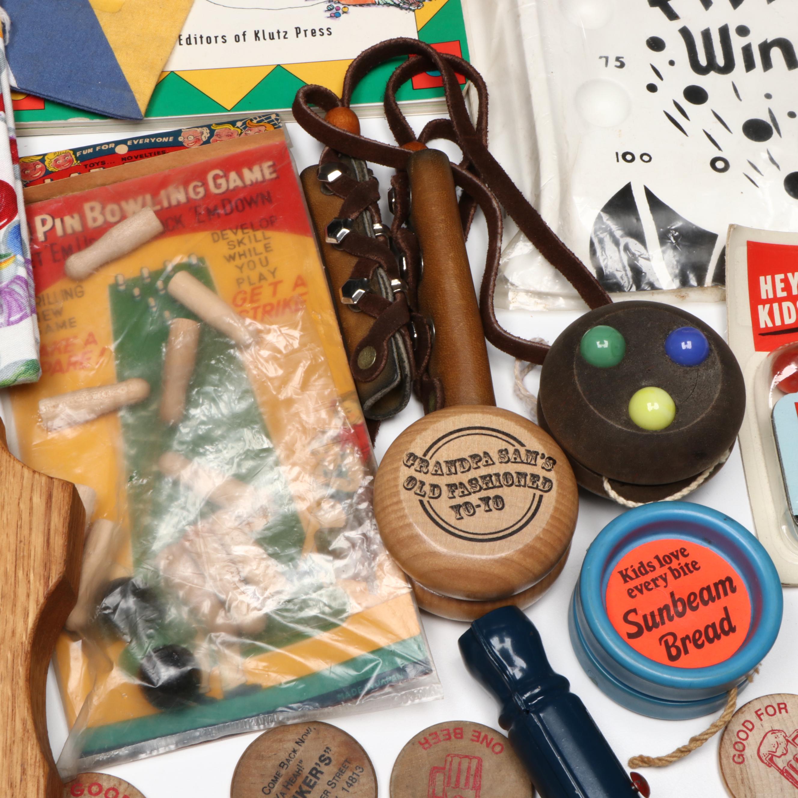 Marble Kaleidoscope, Yo-Yos, Micro Solitaire and Other Games and Novelty Items