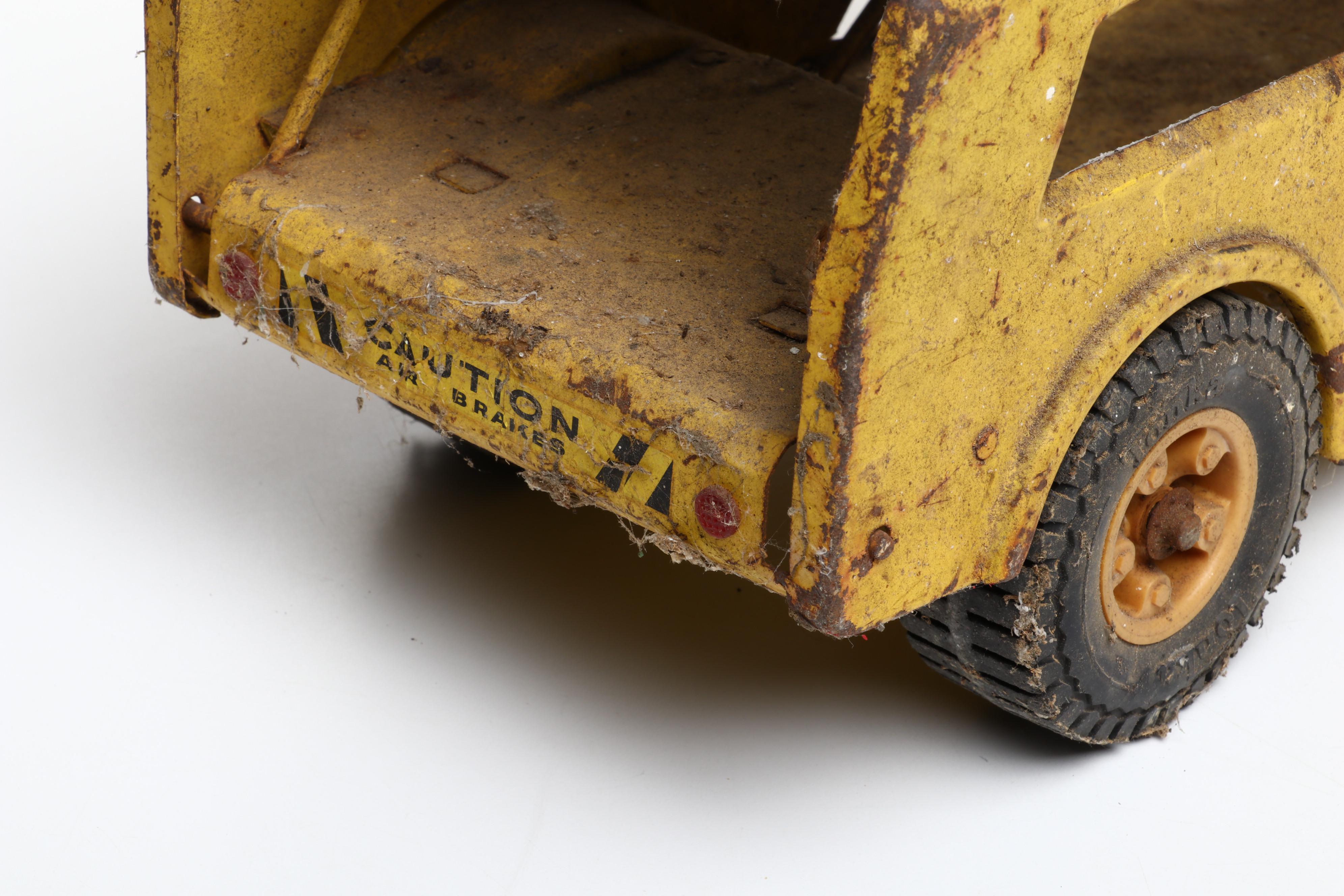 Tonka Mighty Car Carrier Pressed Steel Toy