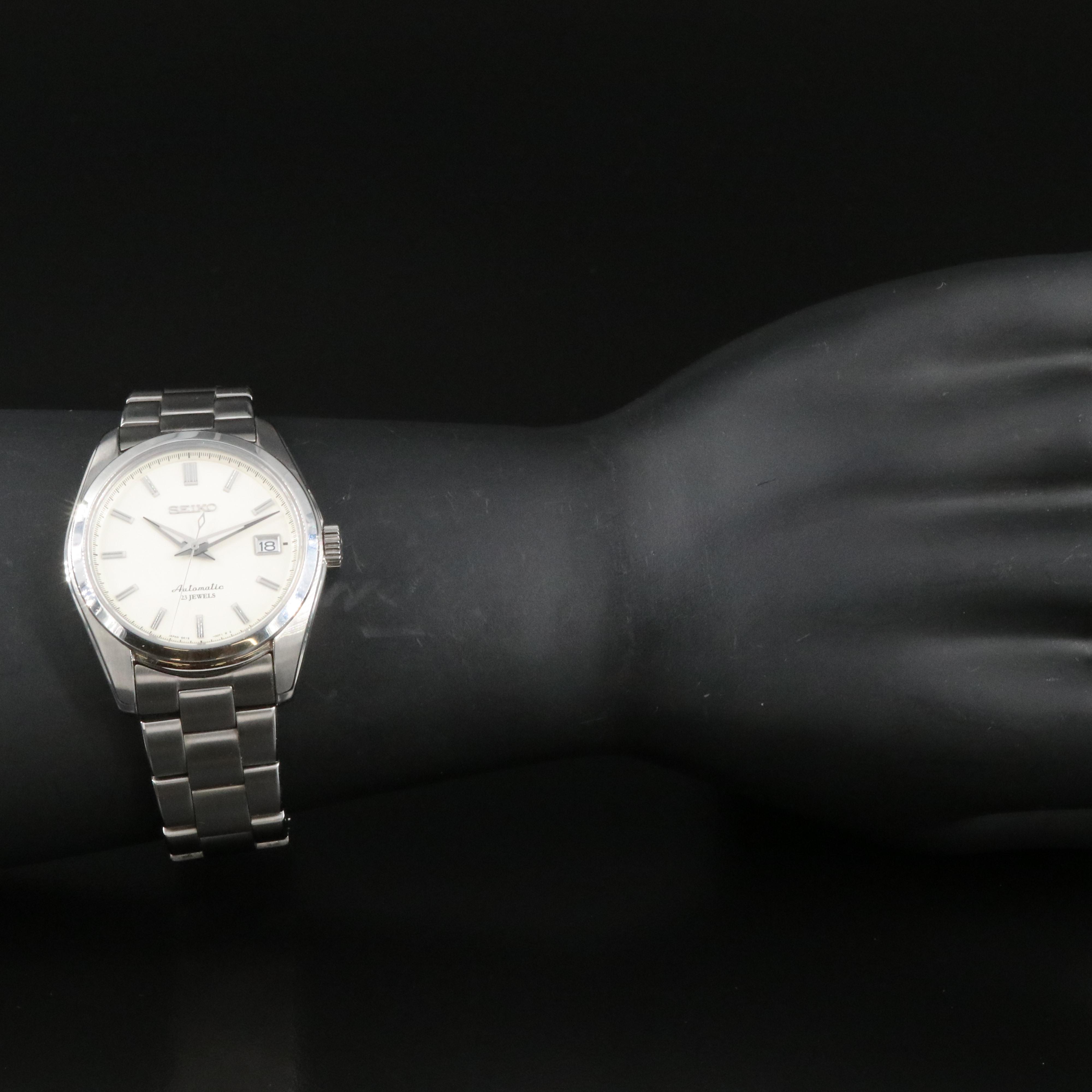 Seiko Spirit SARB035 White 38mm Steel Automatic Watch