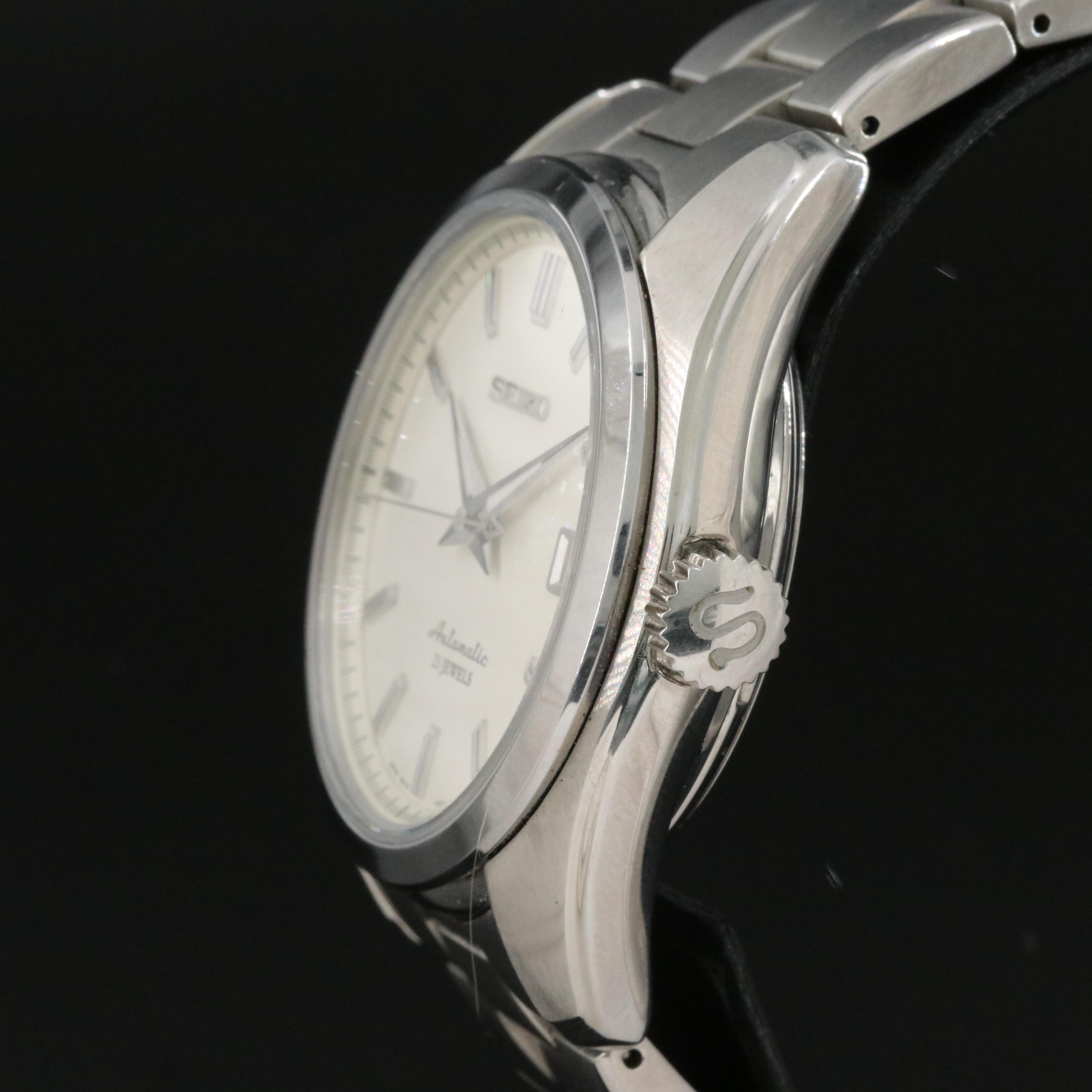 Seiko Spirit SARB035 White 38mm Steel Automatic Watch