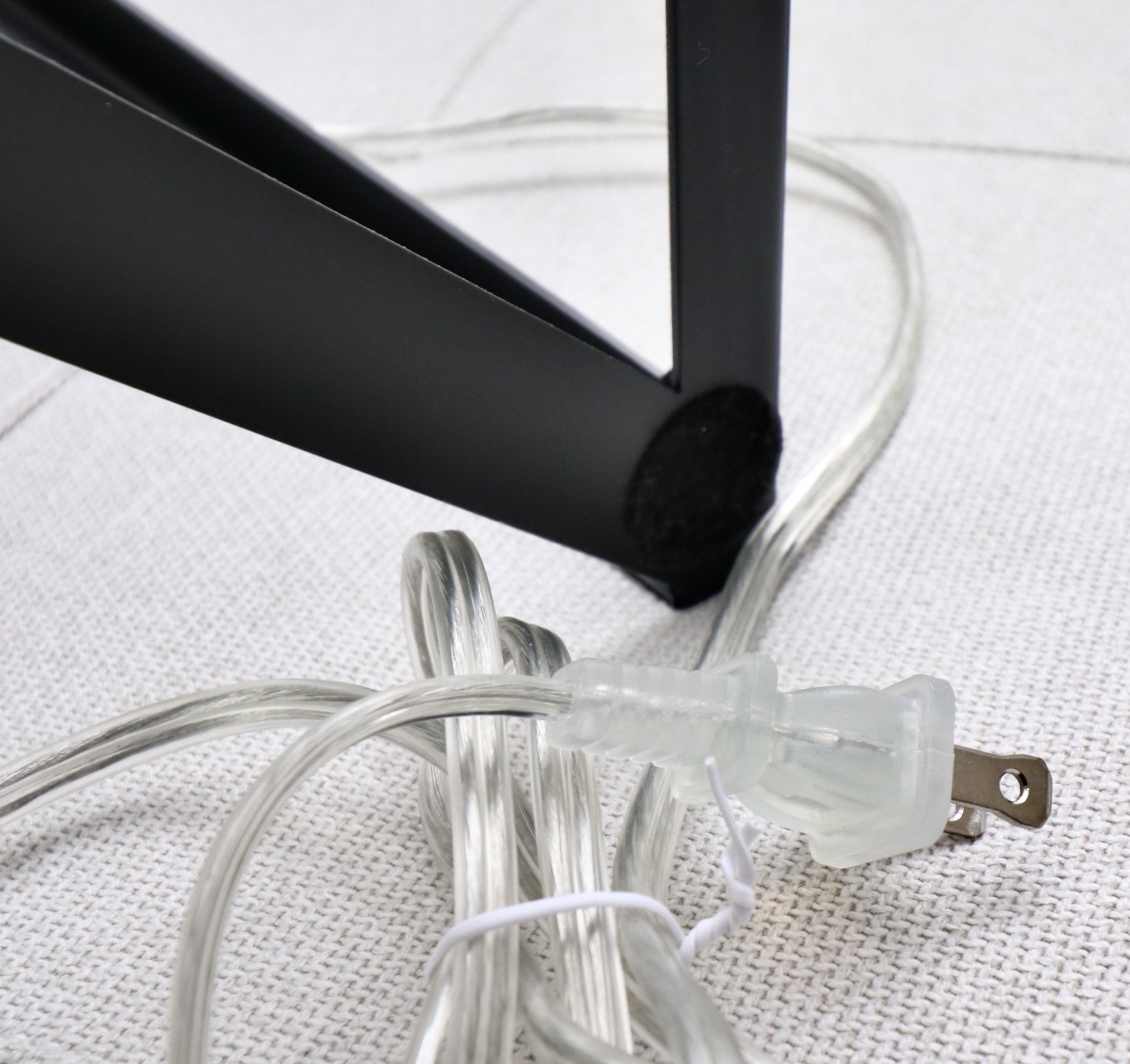 Bassett Mirror "Bridwell" Black Metal Table Lamps with Mesh Shades