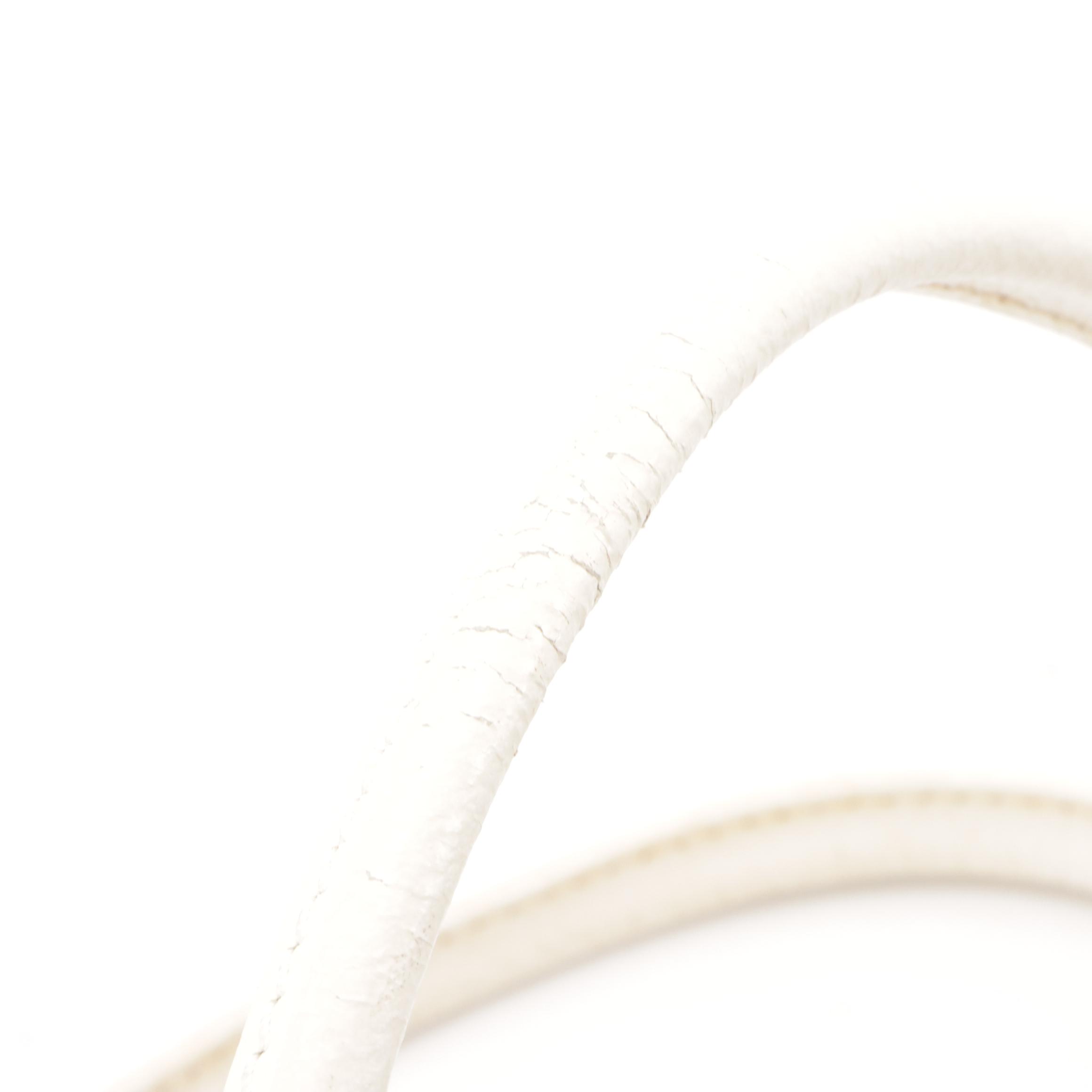 Fendi Baby Blue Zebra Nylon Jacquard Shoulder Tote with White Leather Trim