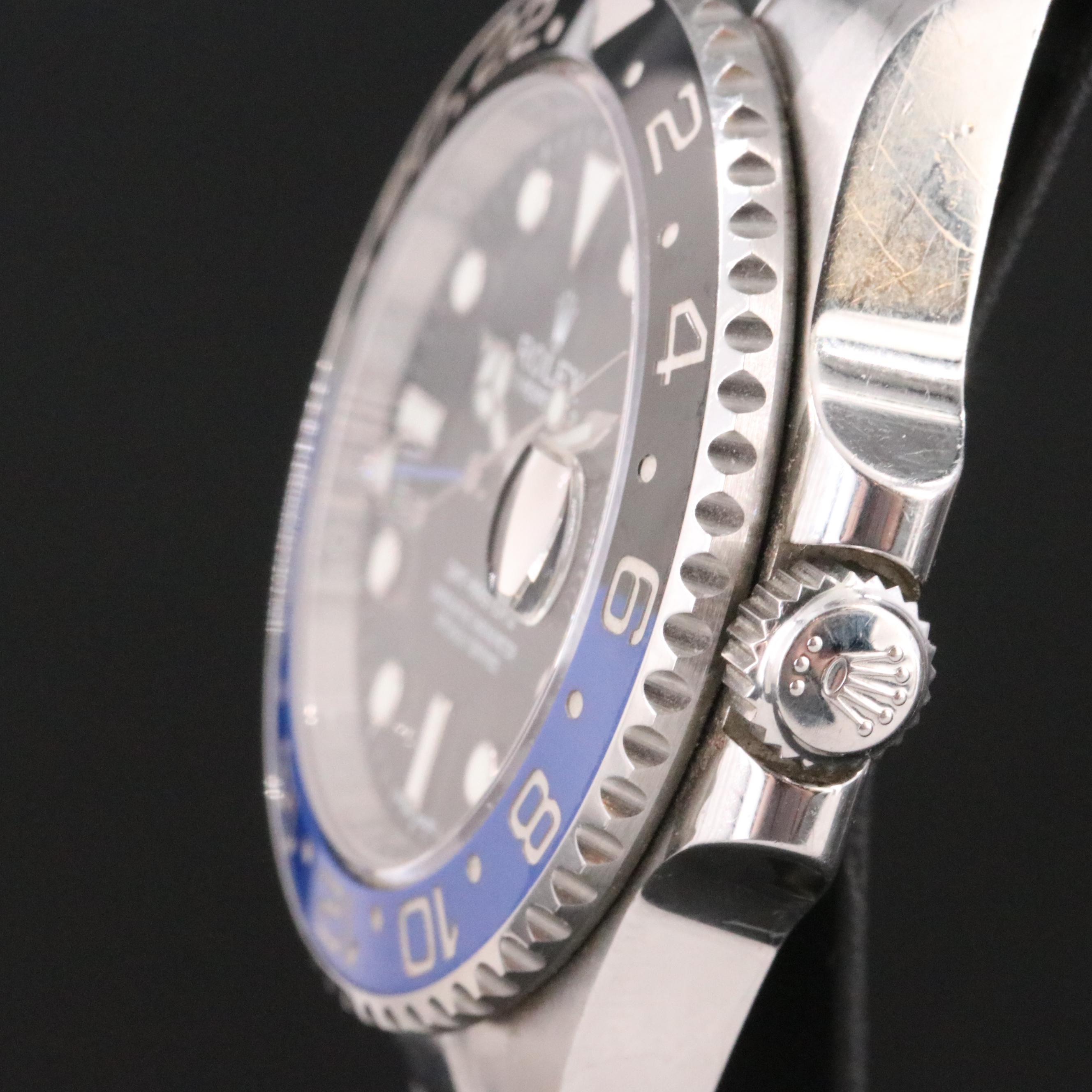 Rolex GMT-Master II Steel Ceramic Batman Watch