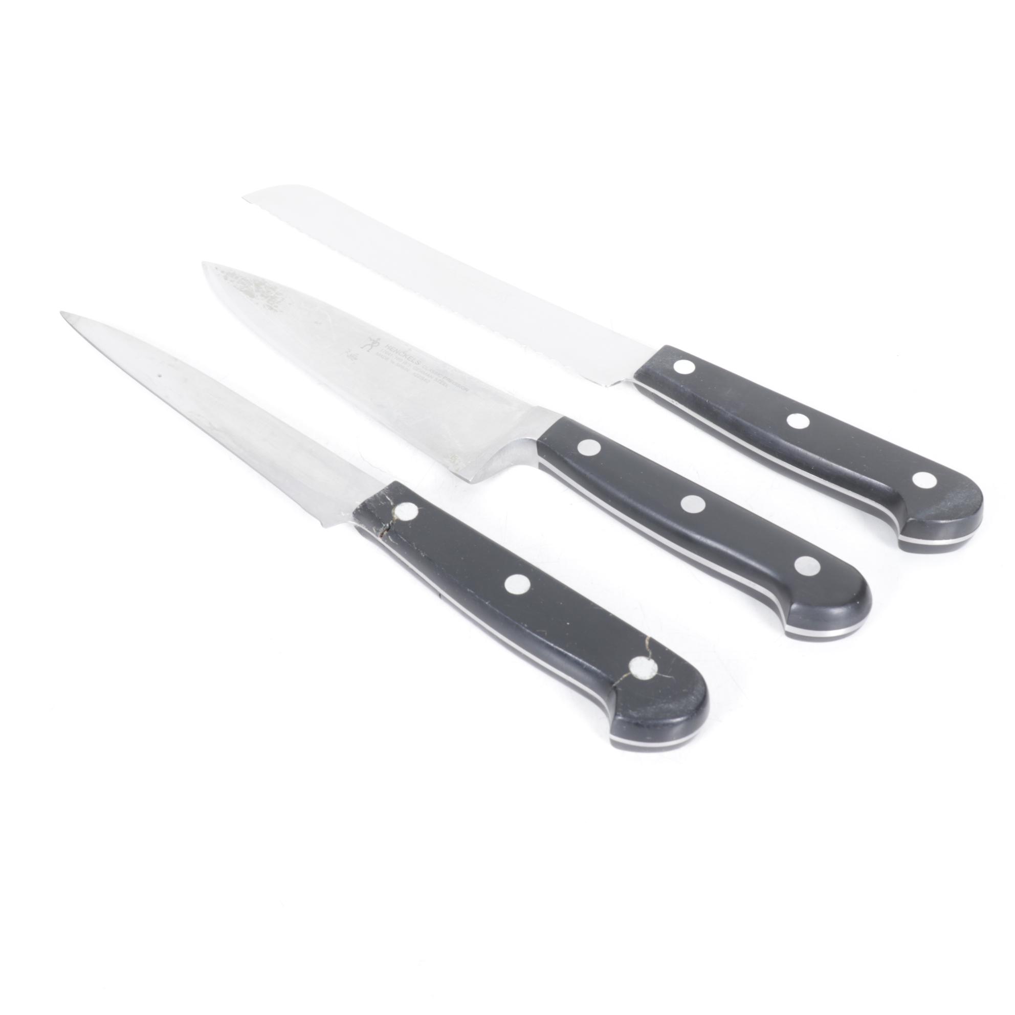 German J. A. Henckels Stainless Steel Knives