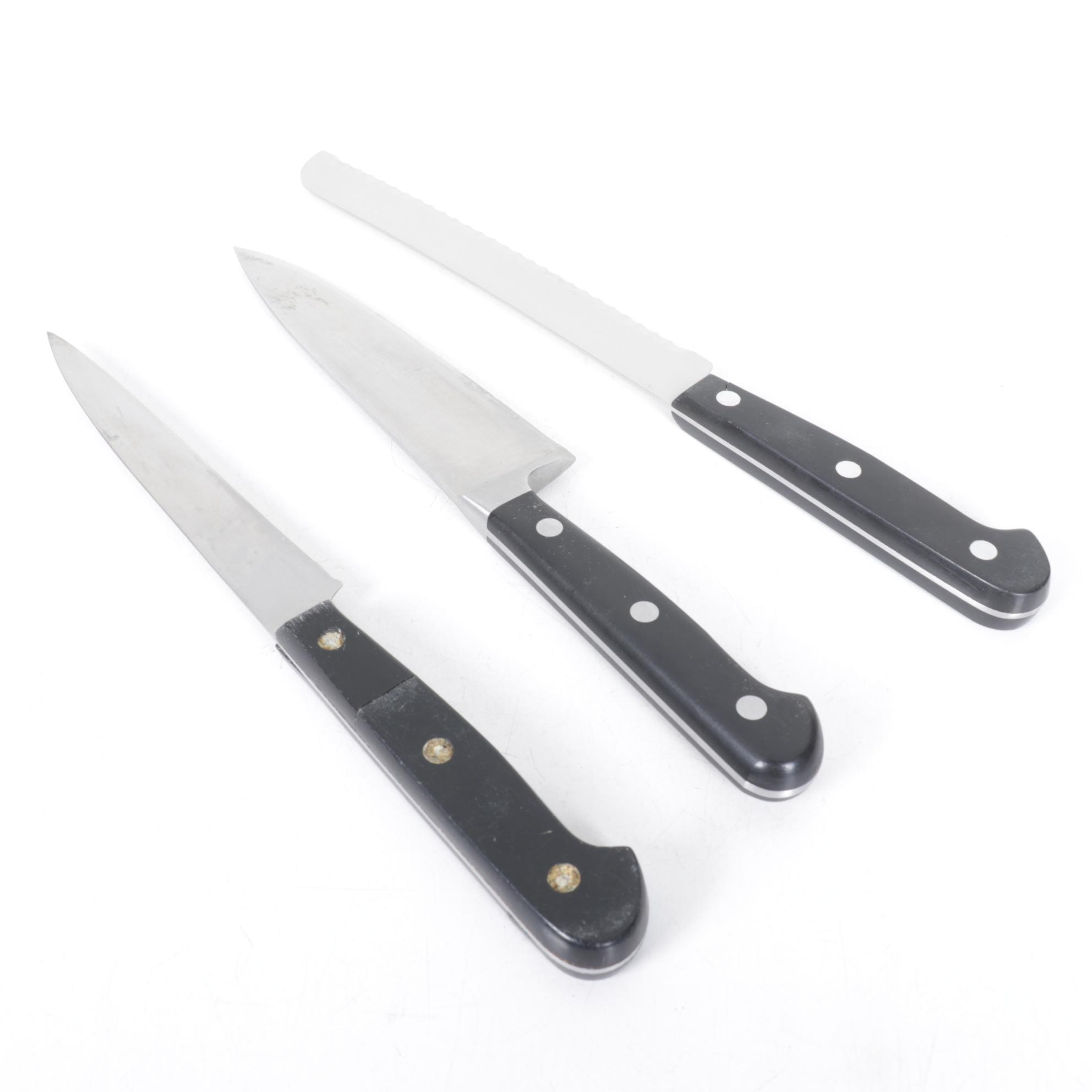 German J. A. Henckels Stainless Steel Knives