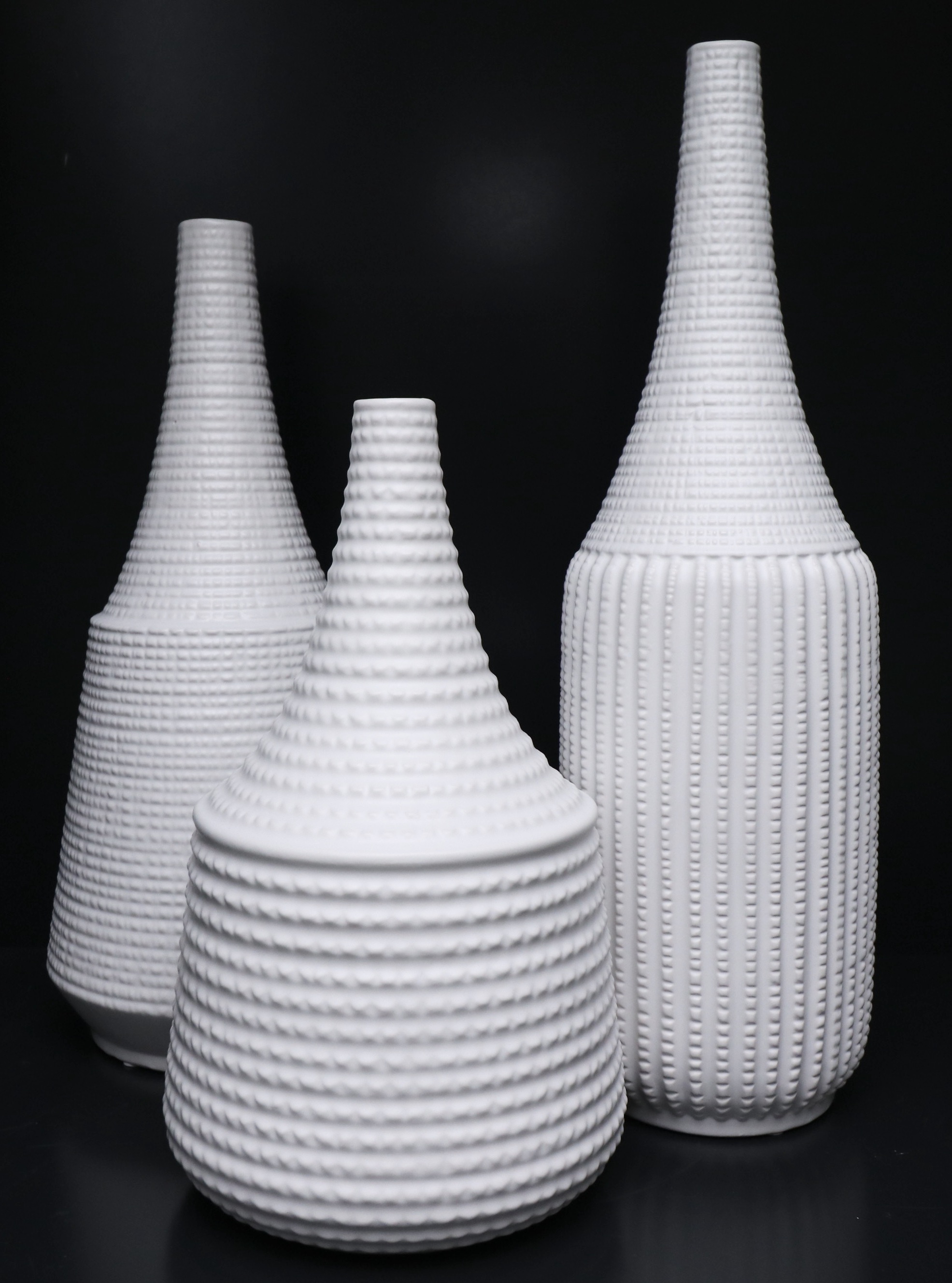 Uttermost "Koa" Marble Sculptures, Surya "Ikon" Ceramic Vase Set and More