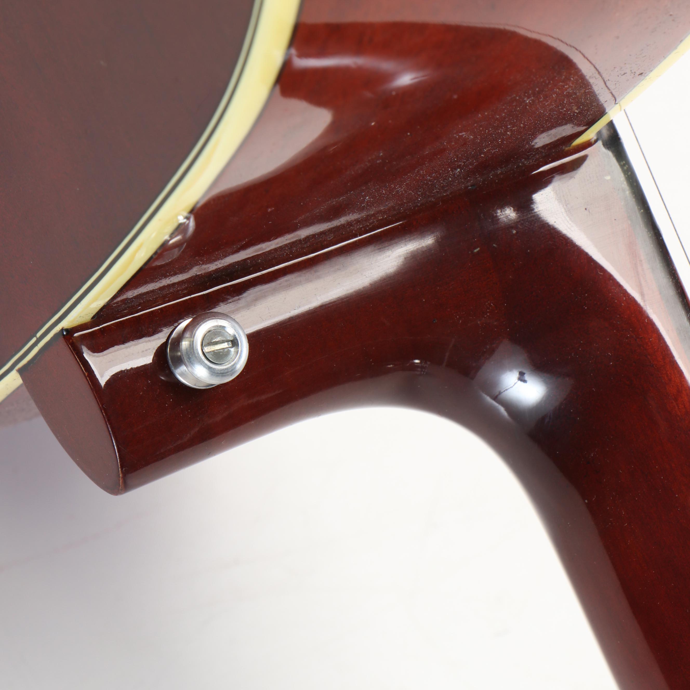 Yamaha Sunburst Acoustic Guitar with Leather Case and Strap