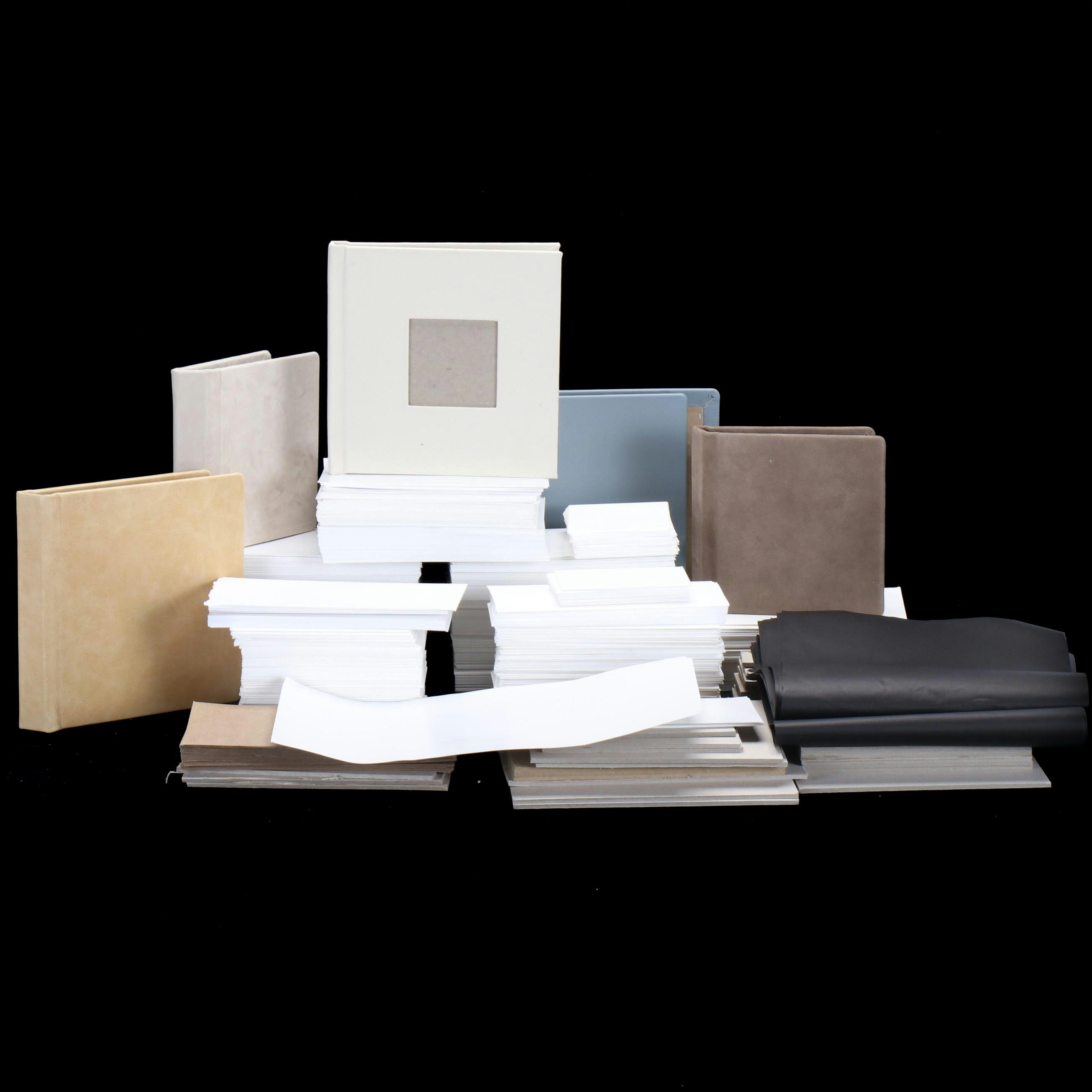 Album Covers with Photo Mats, Card Stock and More Paper Craft Supplies