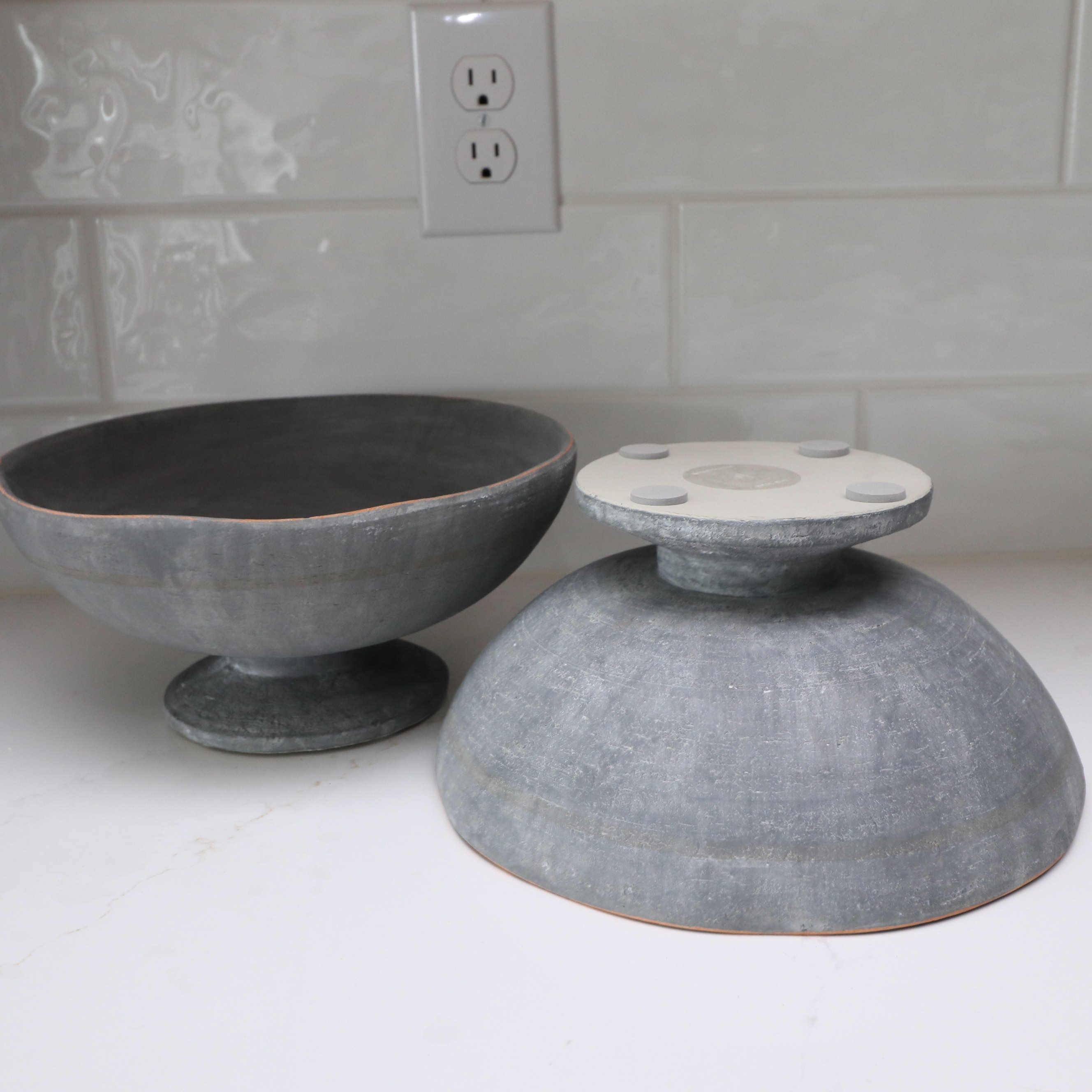 CB2 and West Elm Pedestal Bowls, Cynthia Rowley Table Runner and More