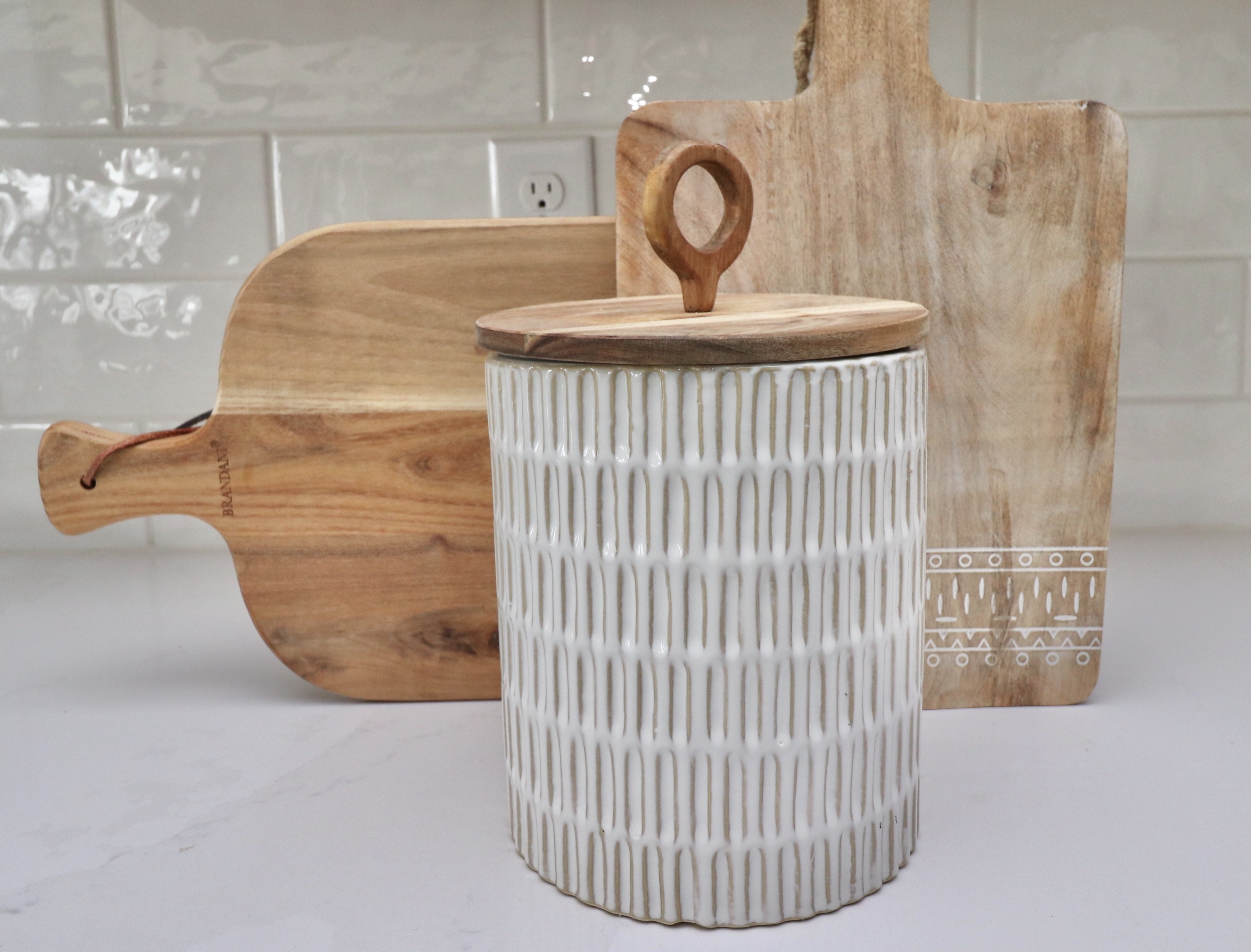 World Market Ceramic Dinnerware, West Elm Trays and Other Serveware