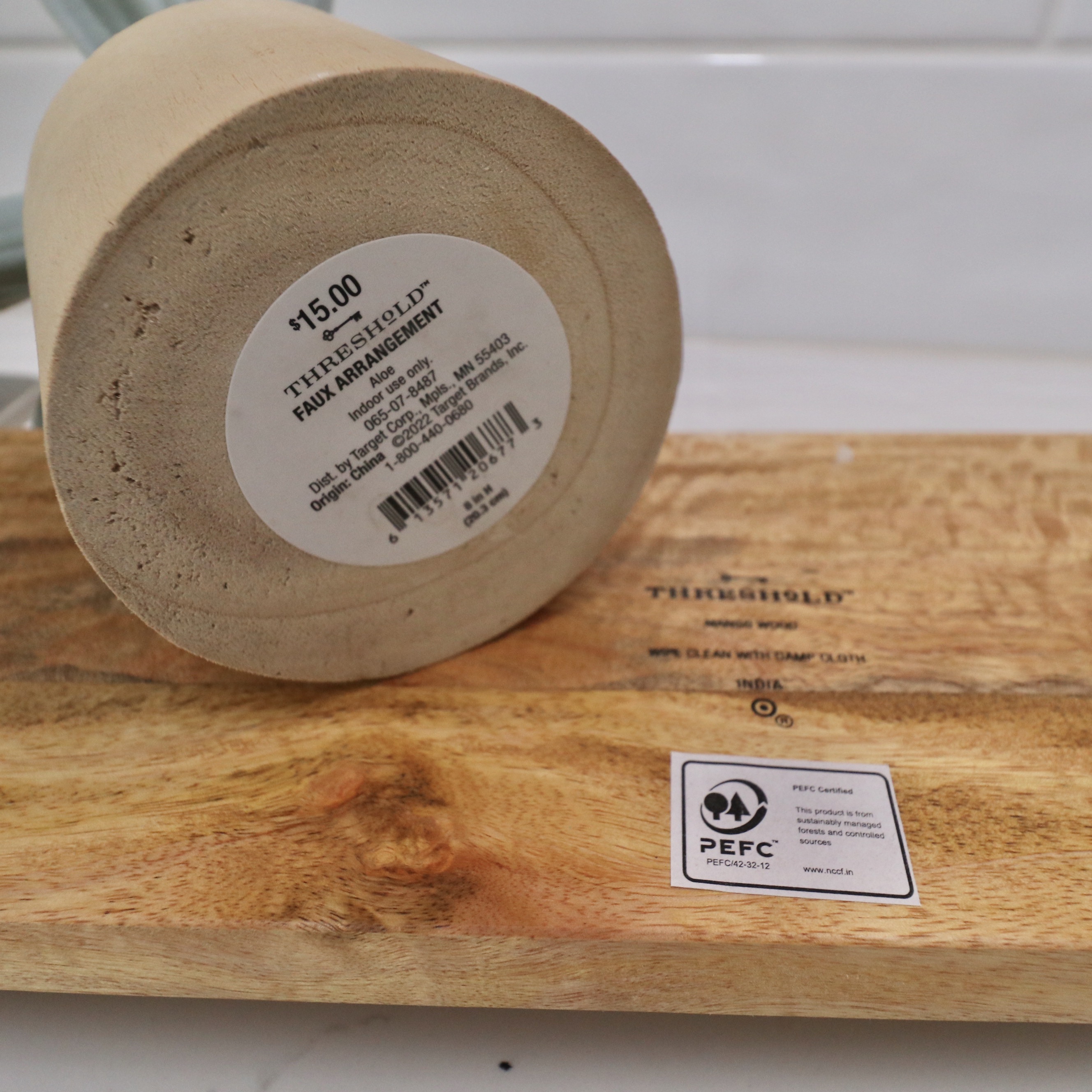 World Market Ceramic Dinnerware, West Elm Trays and Other Serveware