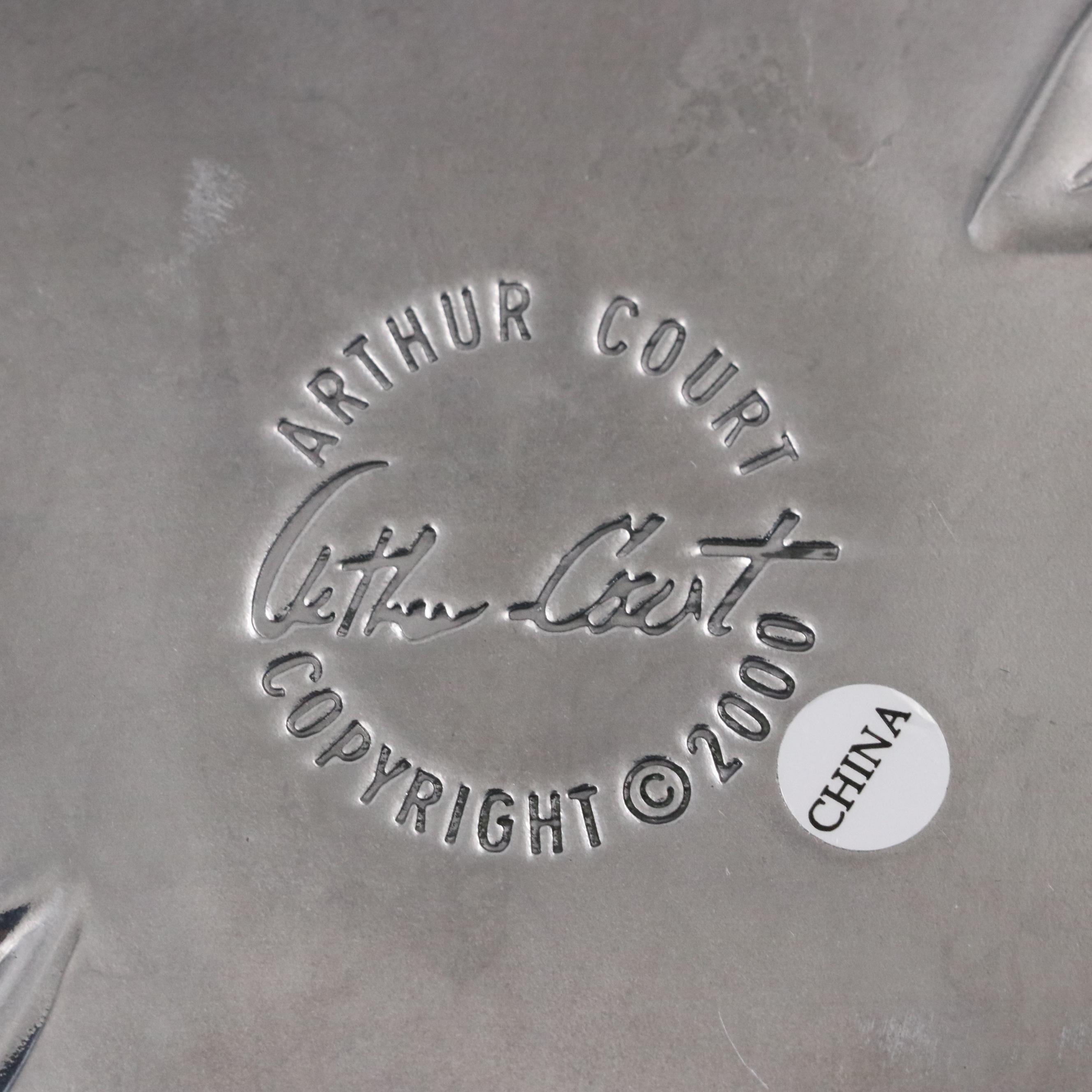 Arthur Court Rabbit, Floral and Other Aluminum Platters