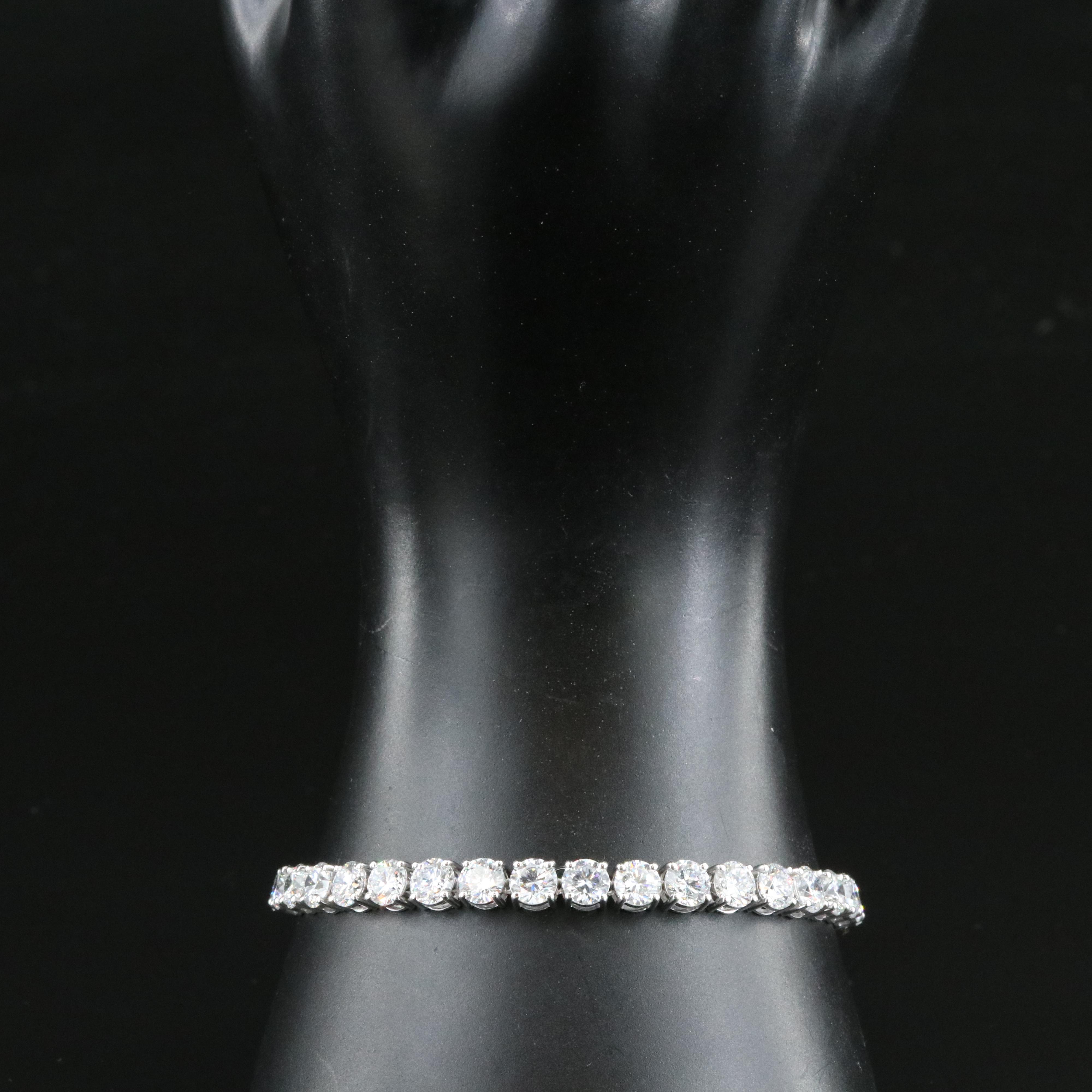 14K 17.97 CTW Lab Grown Diamond Bracelet